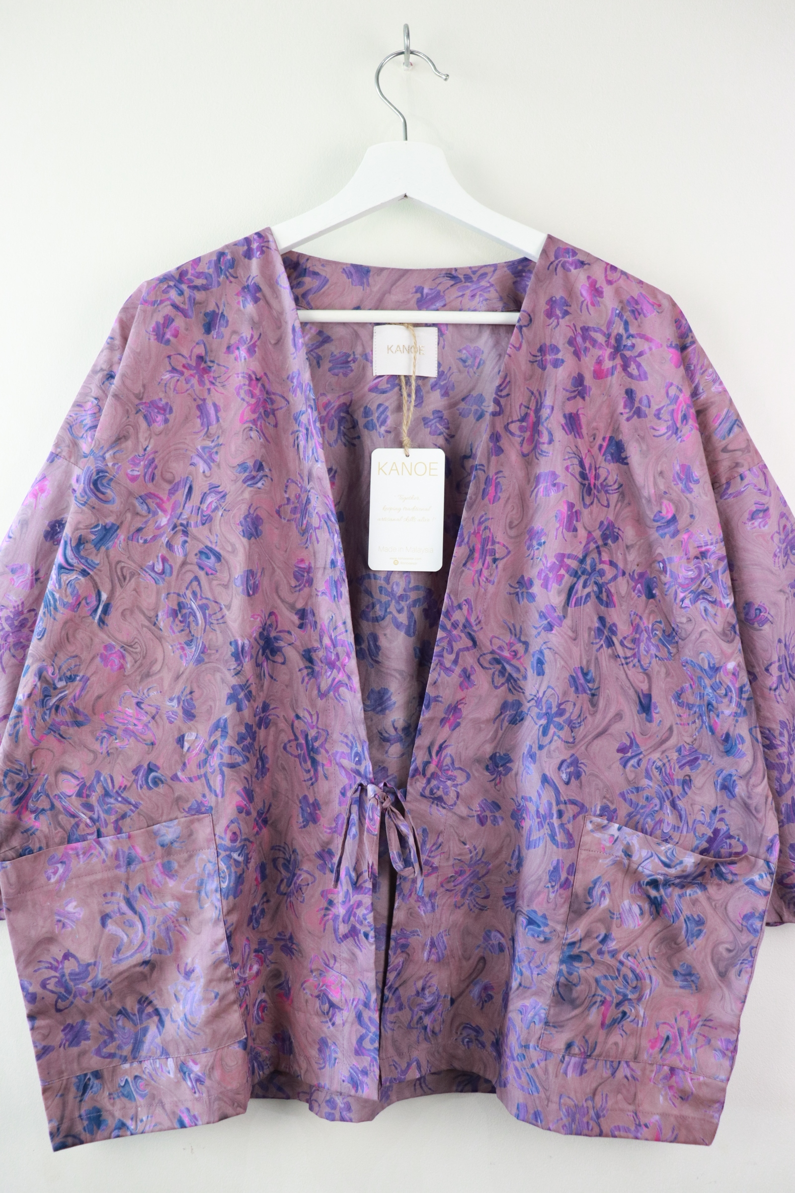 Batik Kimono Signature - Lilac Purple