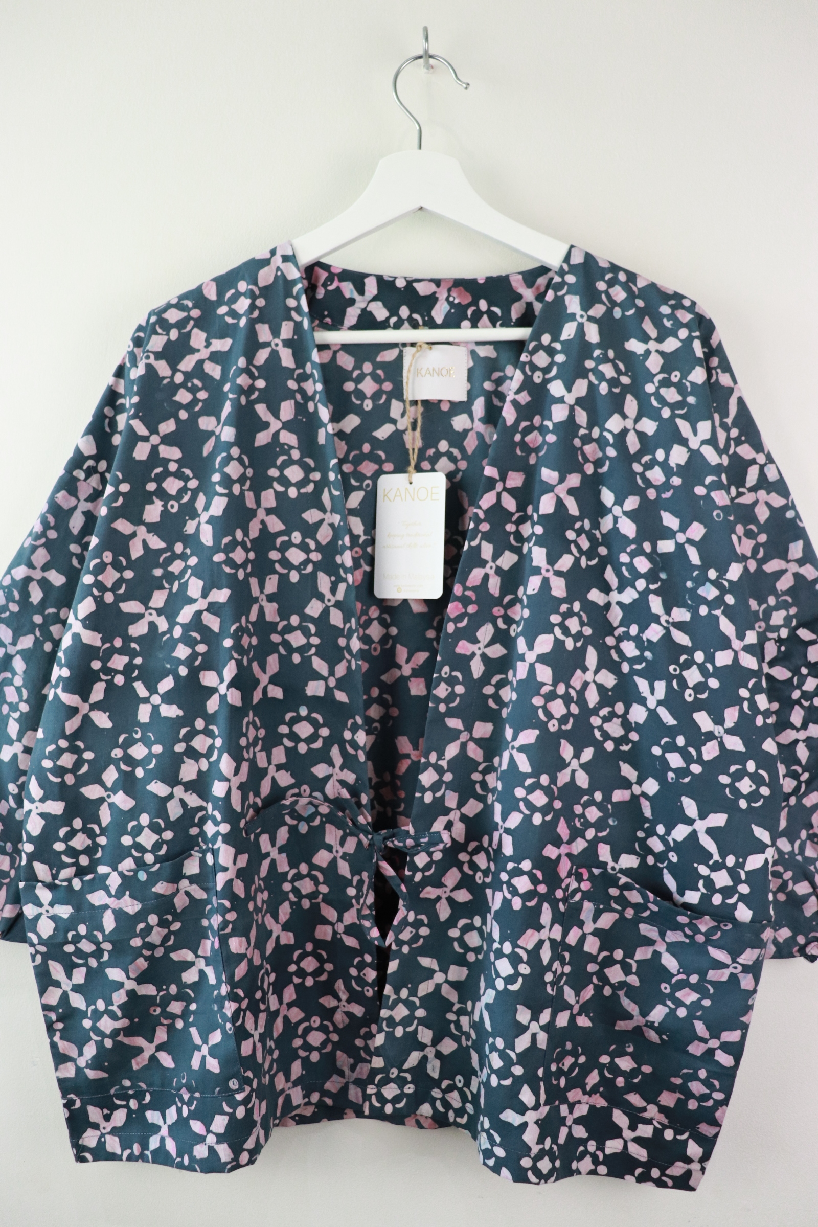 Batik Kimono Signature - Ash Grey