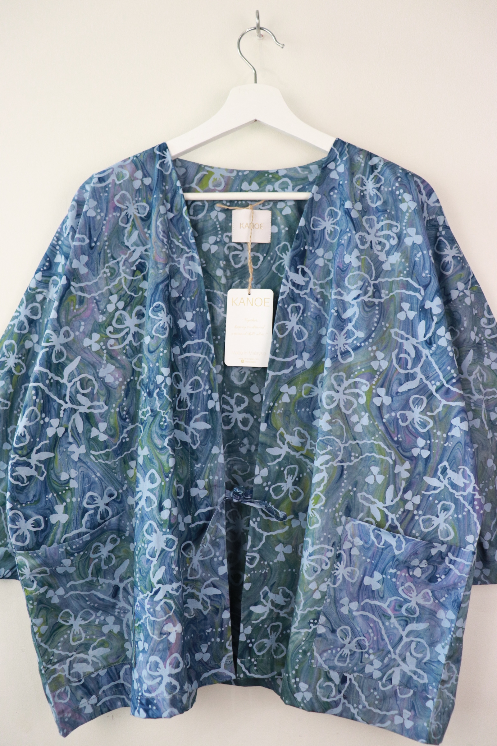 Batik Kimono Signature - Saphire Blue