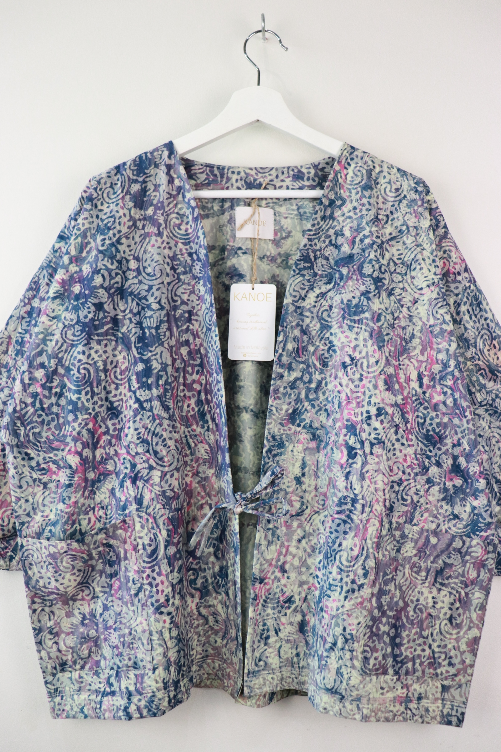 Batik Kimono Signature - Starry Blue