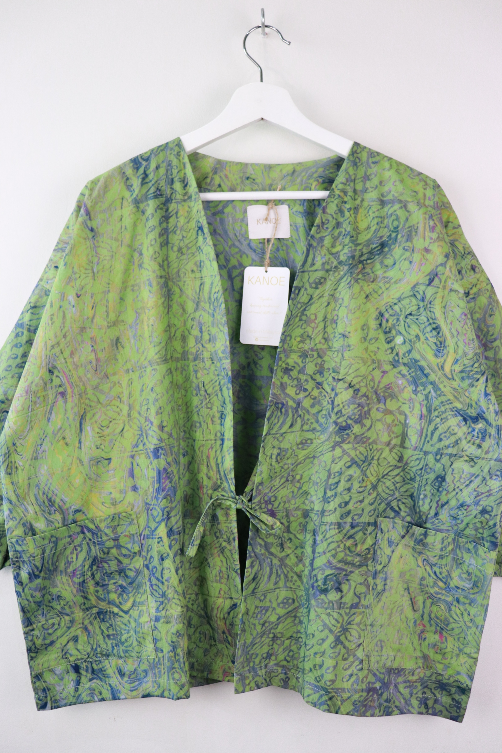 Batik Kimono Signature - Leafy Green