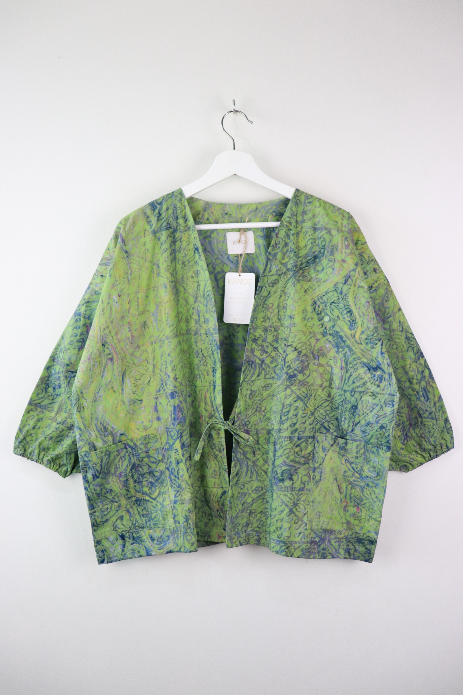 Batik Kimono Signature - Leafy Green