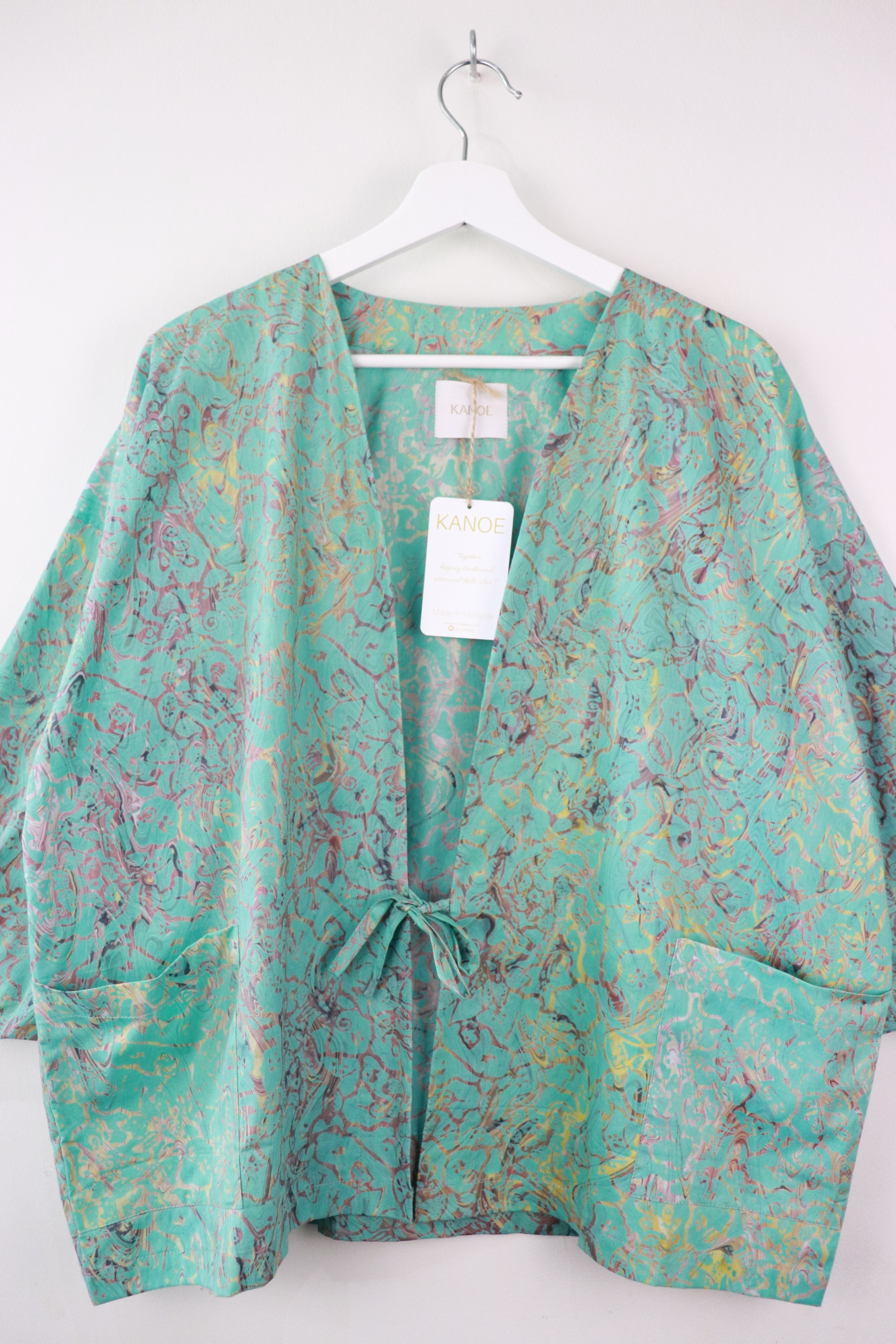 Batik Kimono Signature - Creamy Mint
