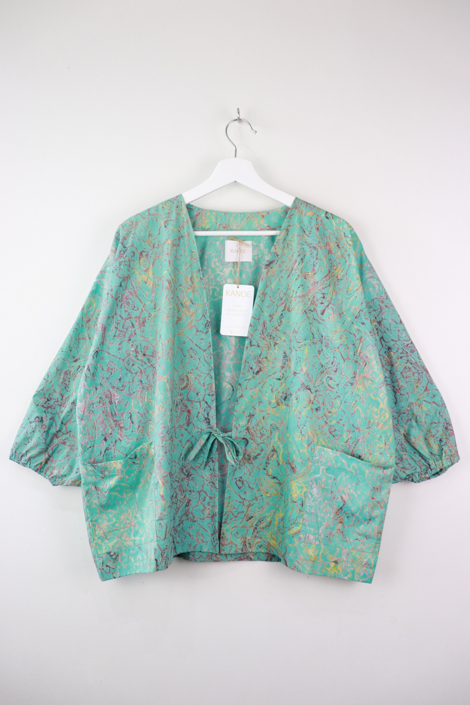 Batik Kimono Signature - Creamy Mint