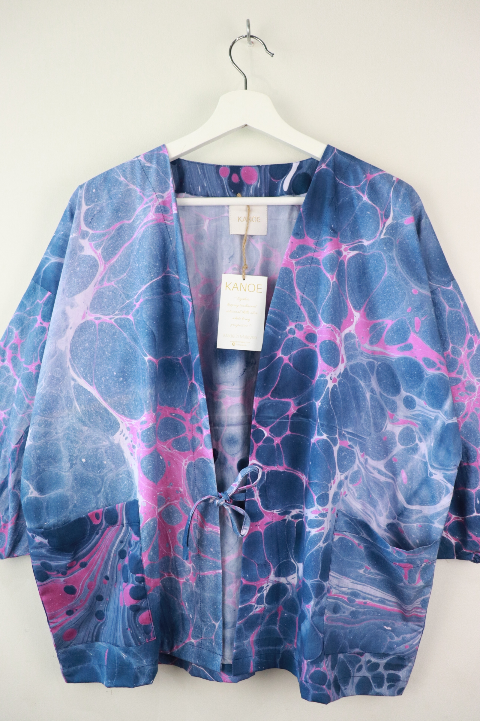 Batik Kimono Signature - Ocean Blue