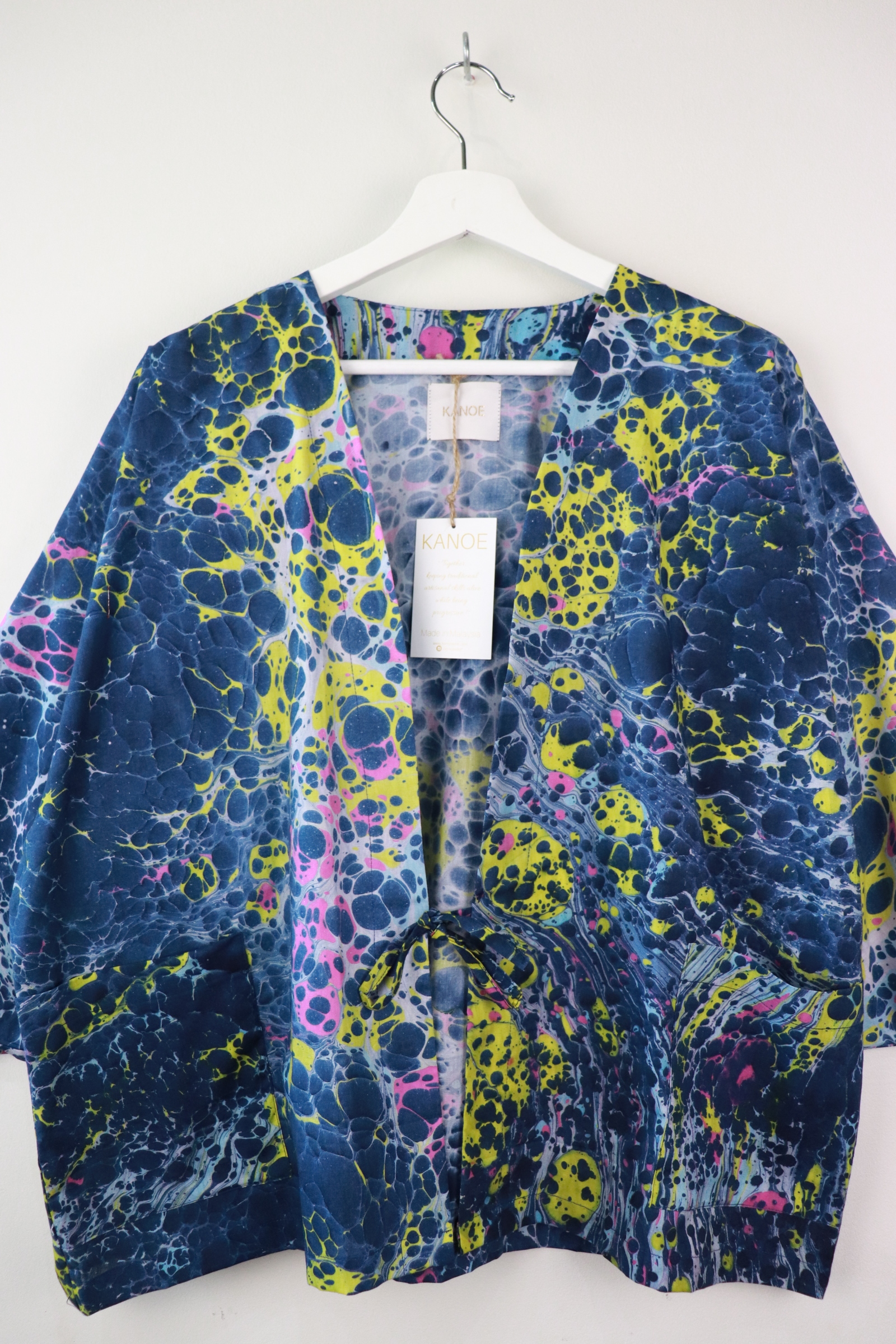 Batik Kimono Signature - Morpho Blue