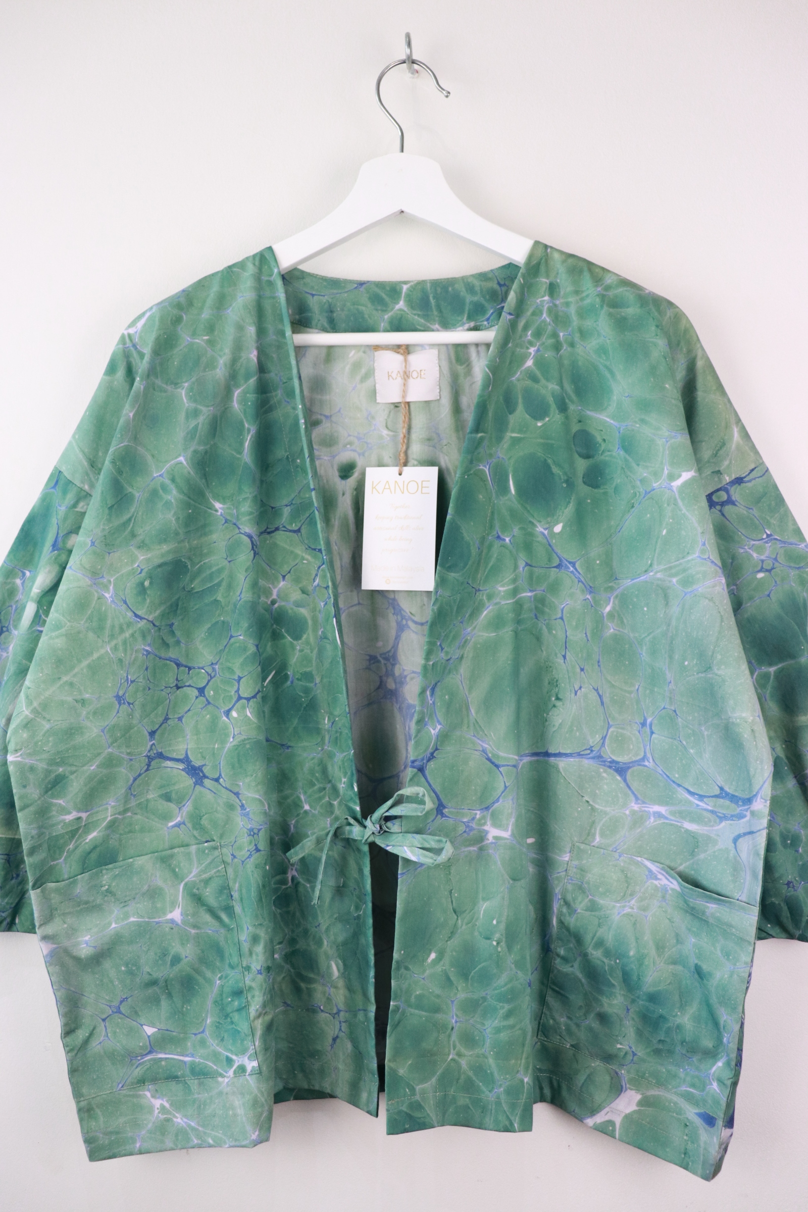 Batik Kimono Signature - Opal Green