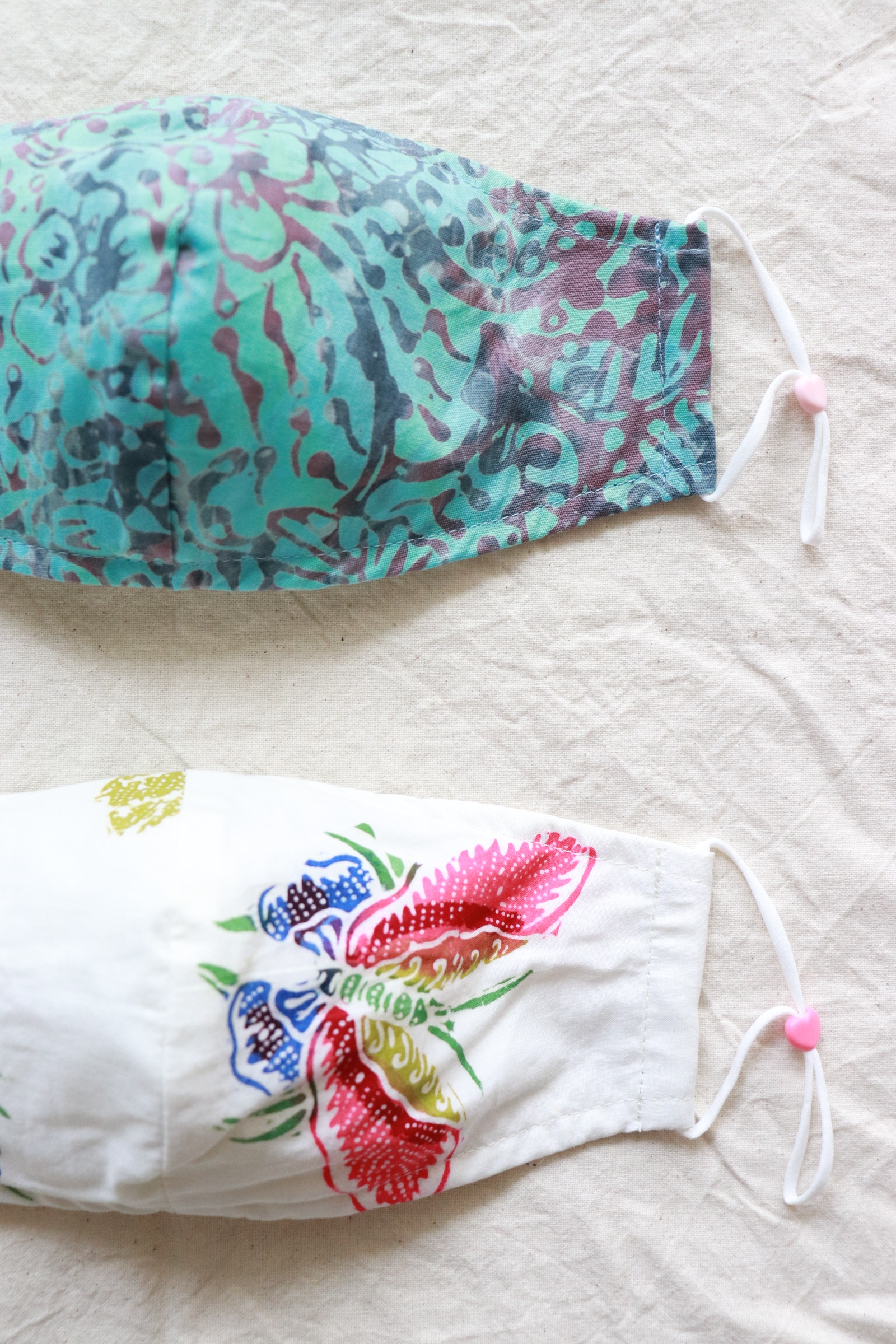 Handmade Batik Mask - Serene Ocean
