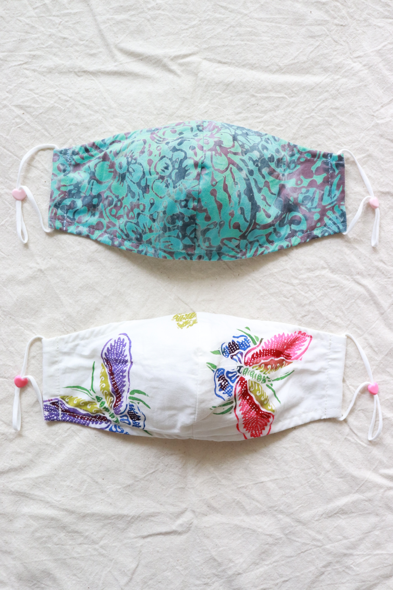 Handmade Batik Mask - Serene Ocean