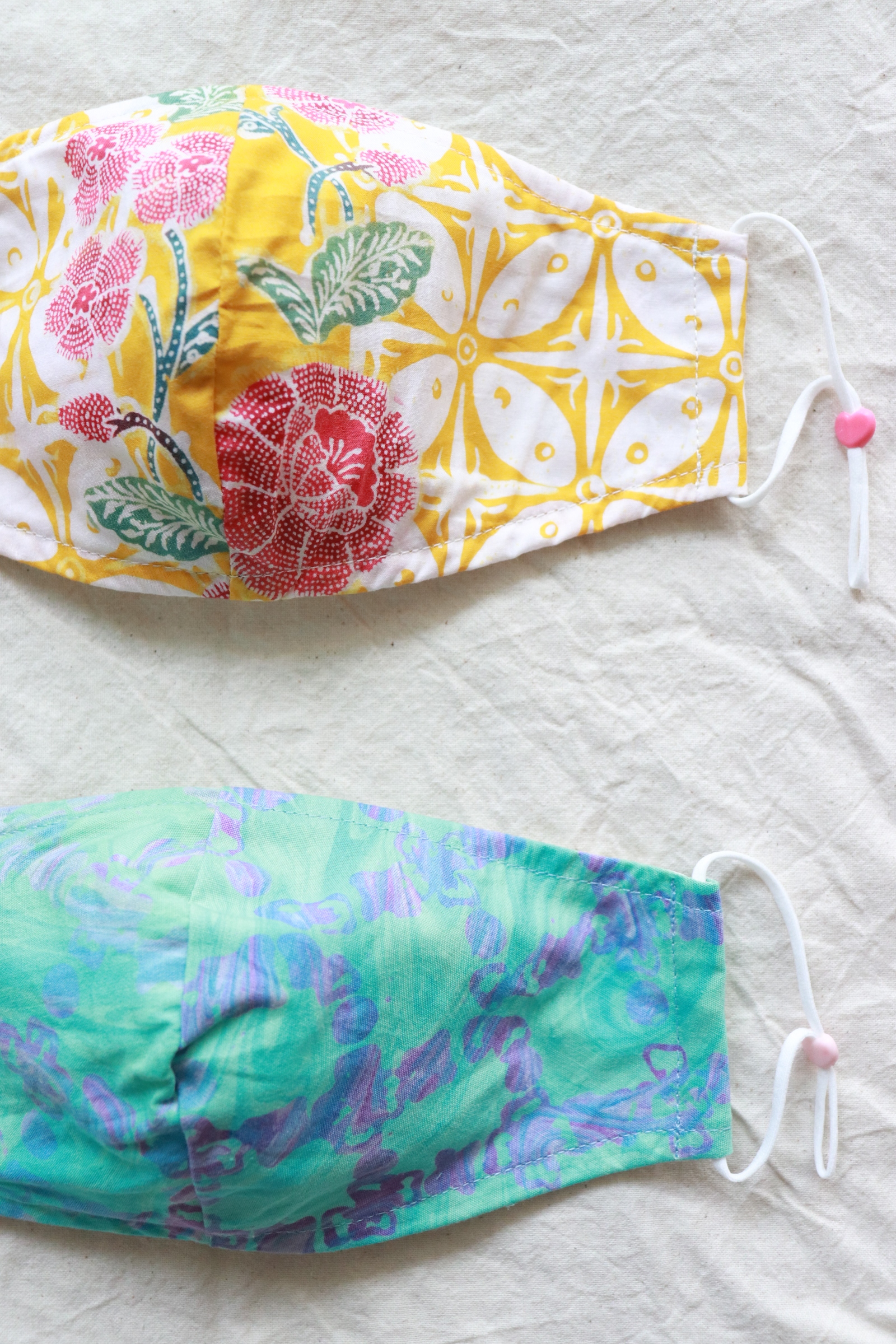 Handmade Batik Mask - Joyful Spring