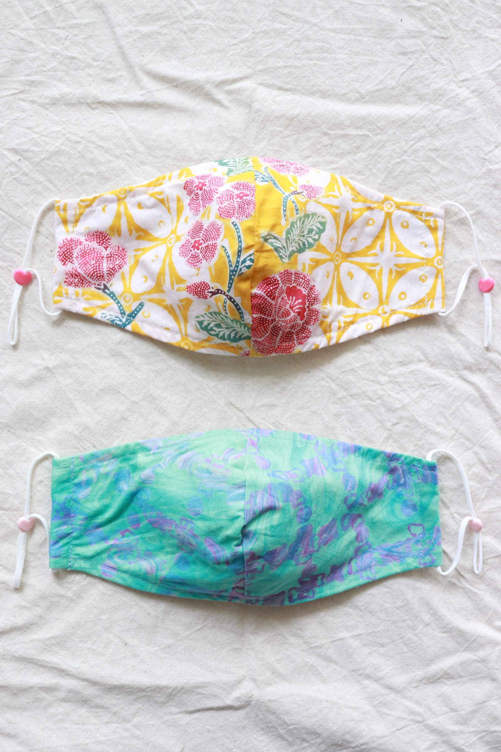 Handmade Batik Mask - Joyful Spring