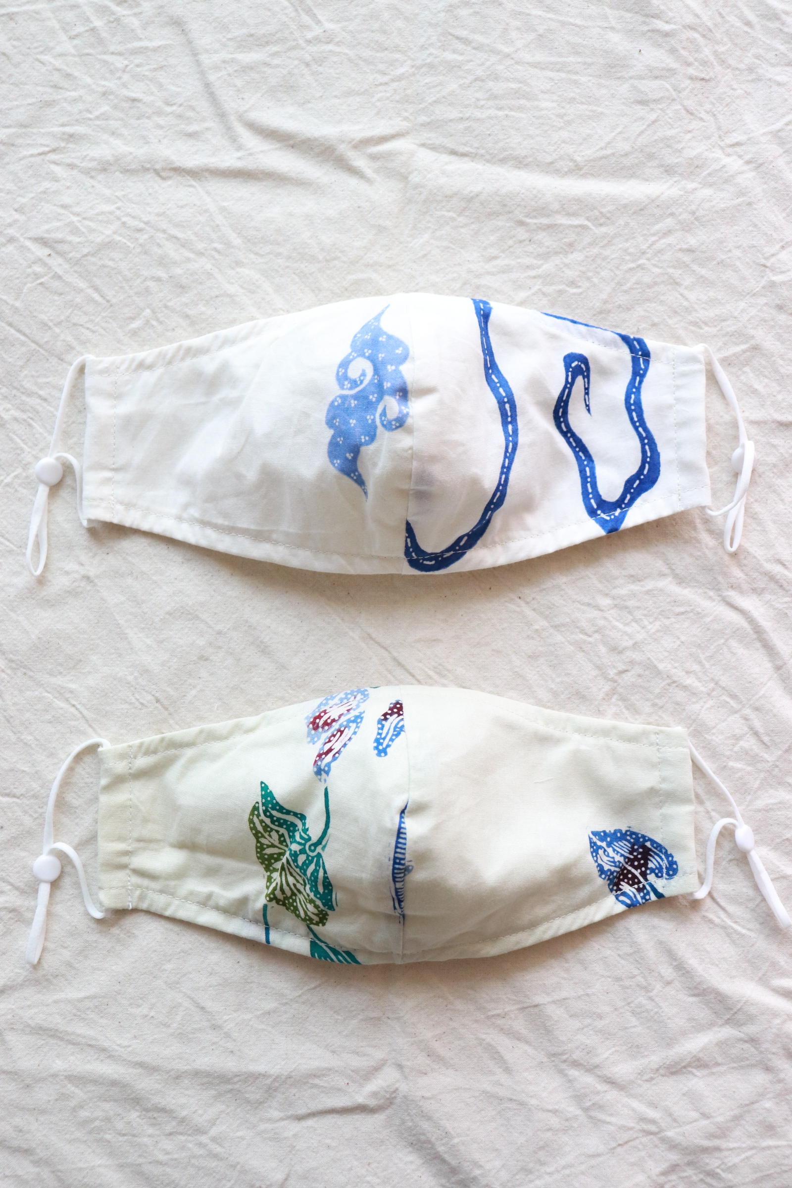 Handmade Batik Mask - Nature Light