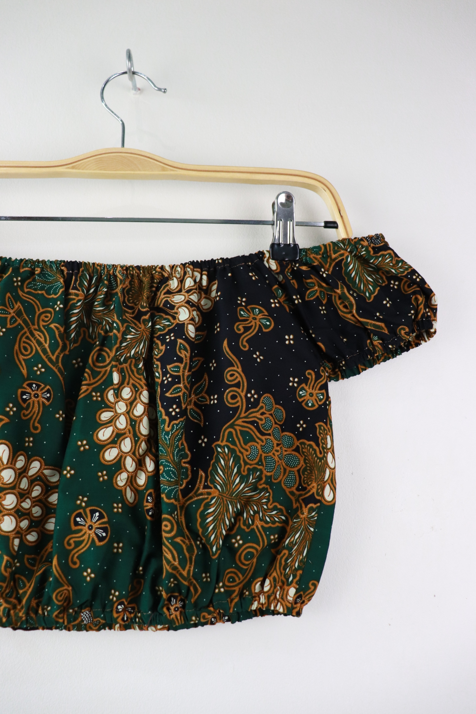 Lil Millie Cropped Top - Senin (Green Black)