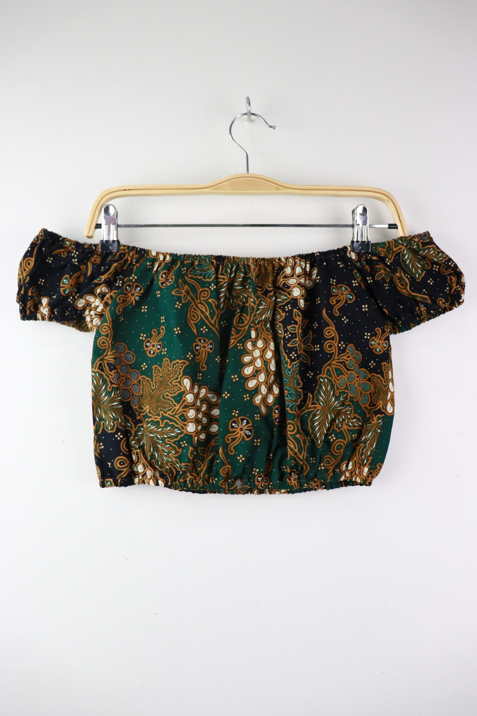 Lil Millie Cropped Top - Senin (Green Black)