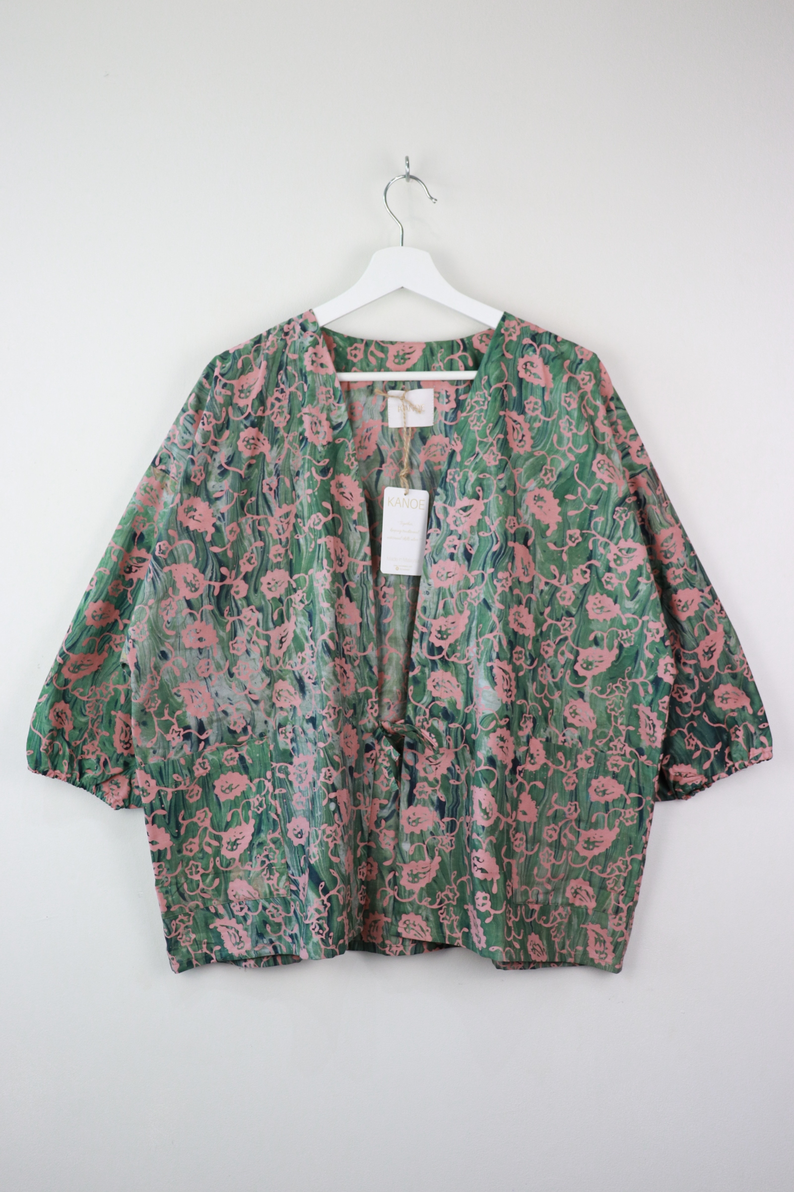 Batik Kimono Signature - Peachy Pea