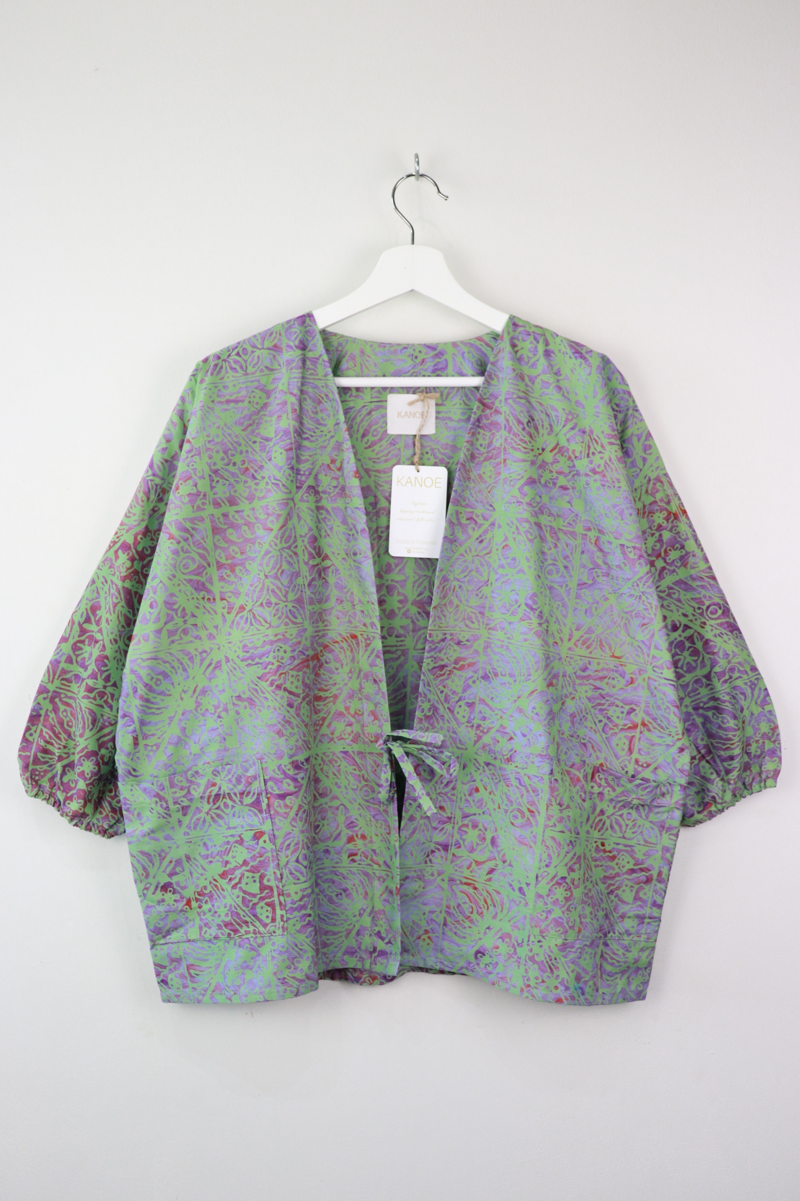 Batik Kimono Signature - Matcha Grape