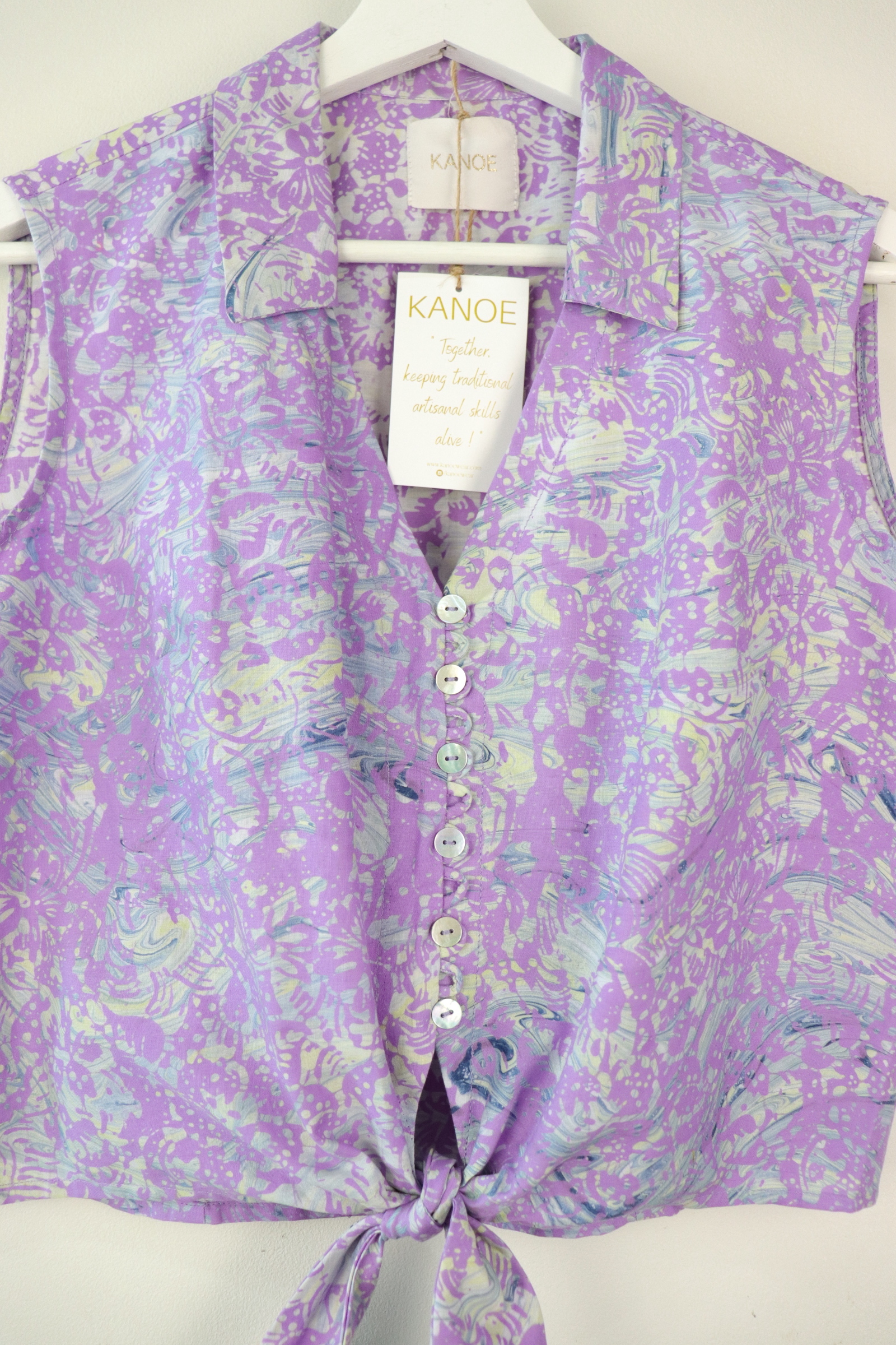KANOE Classic Vintage Top - Miracle ( MY Handstamped Batik )
