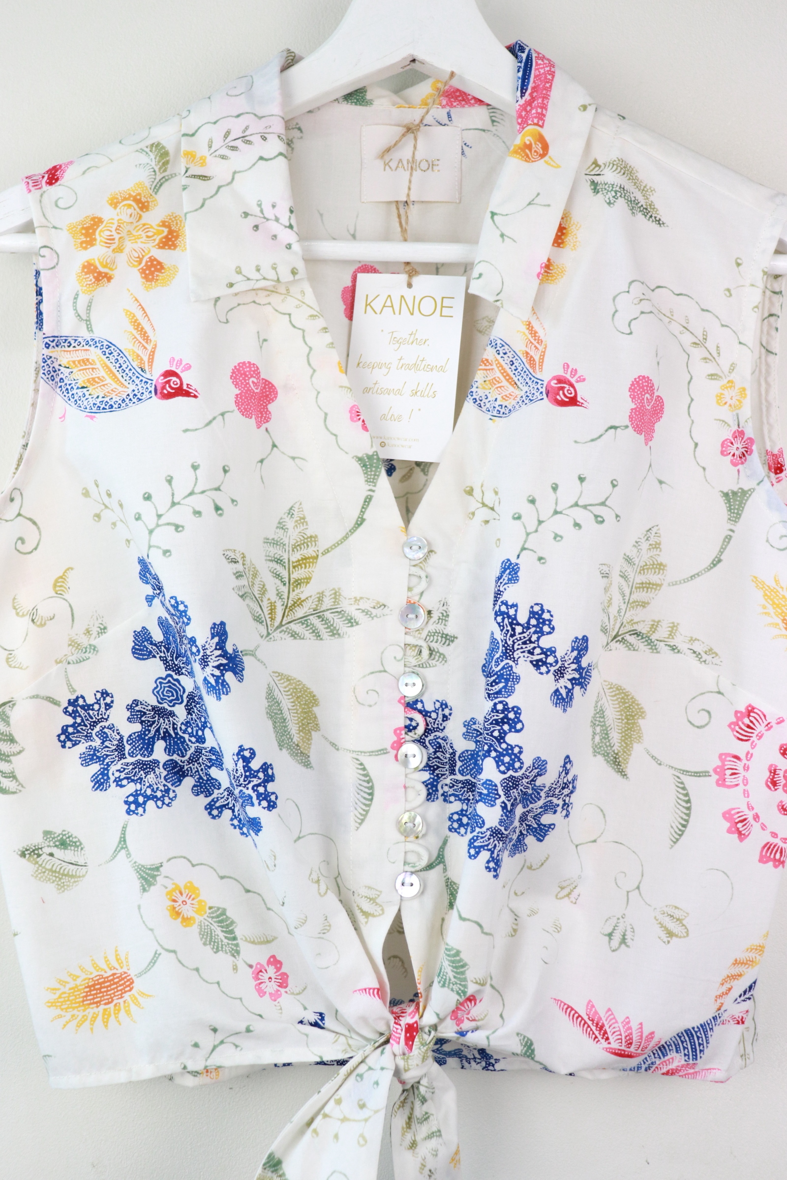 KANOE Classic Vintage Top - Meadow [Handstamped Batik]