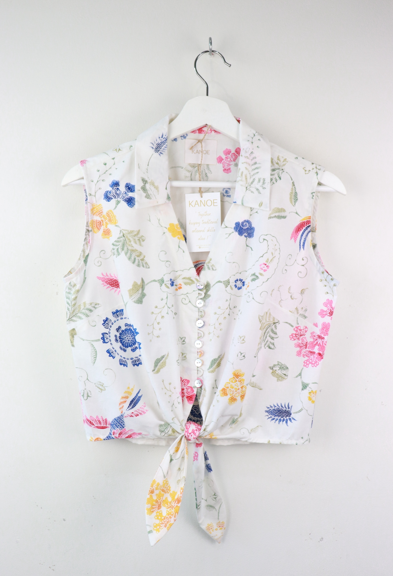 KANOE Classic Vintage Top - Flowers of the Field [Handstamped Batik]