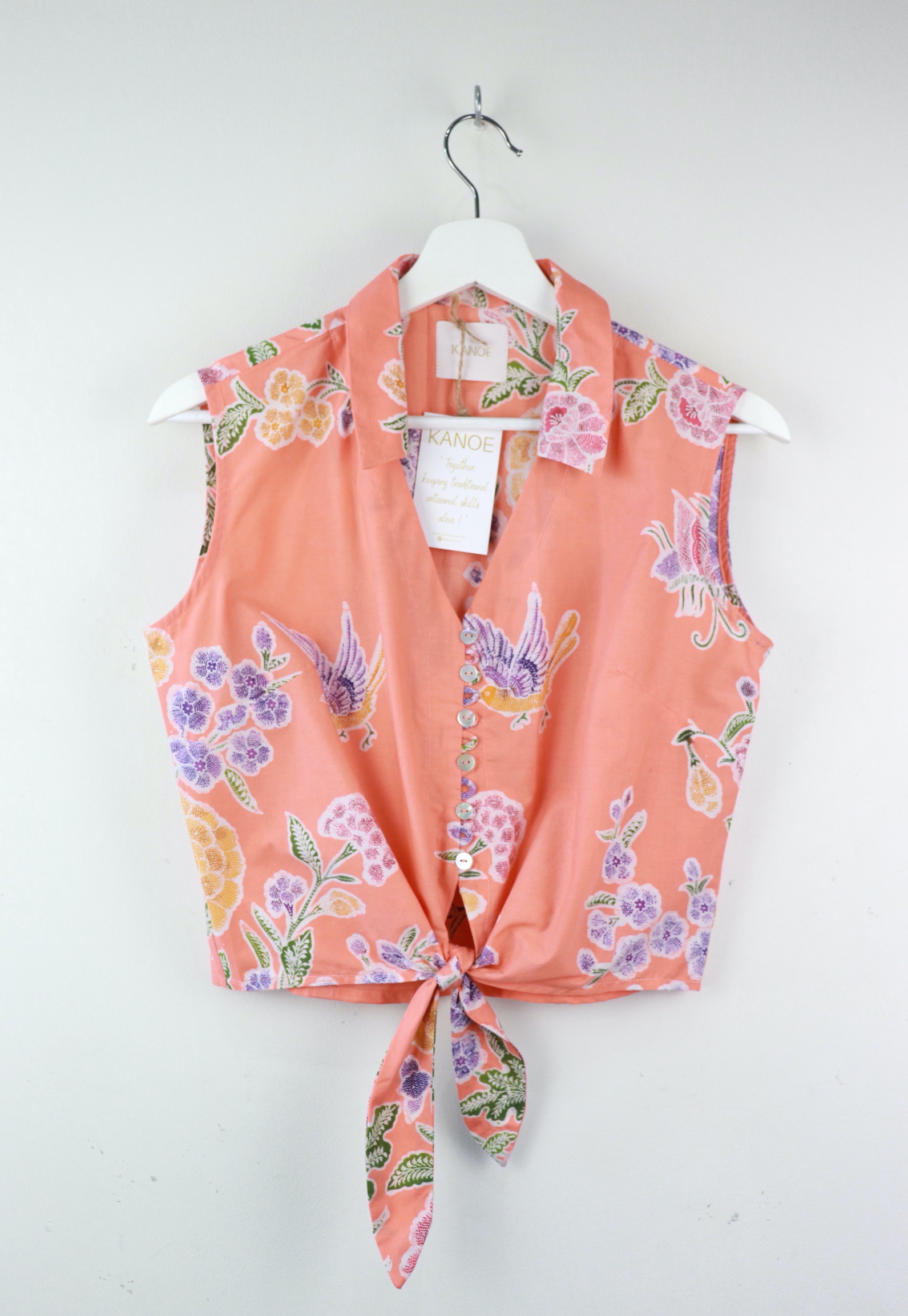 KANOE Classic Vintage Top - Kindness [Handstamped Batik]