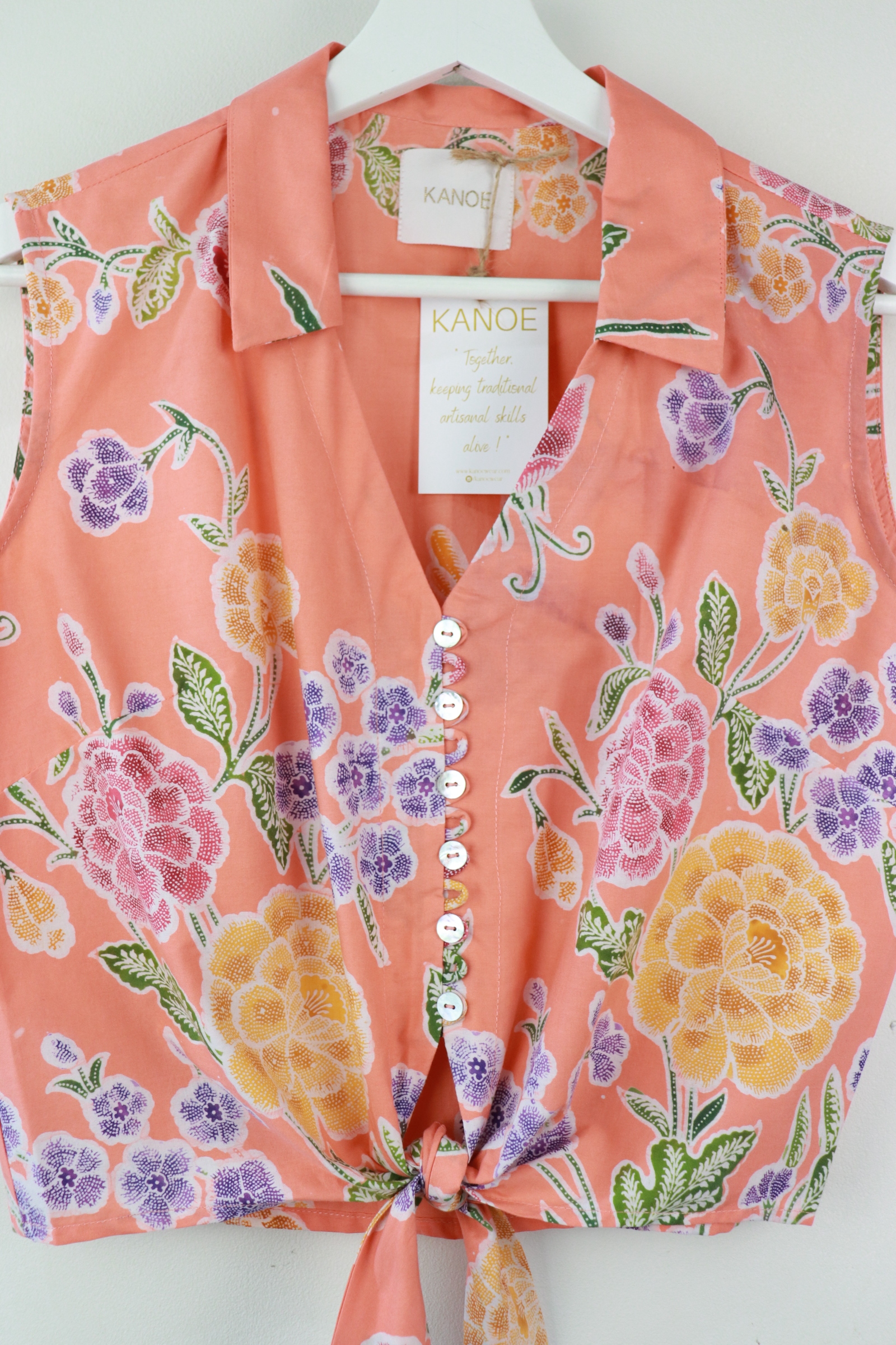 KANOE Classic Vintage Top - Abundant Life [Handstamped Batik]