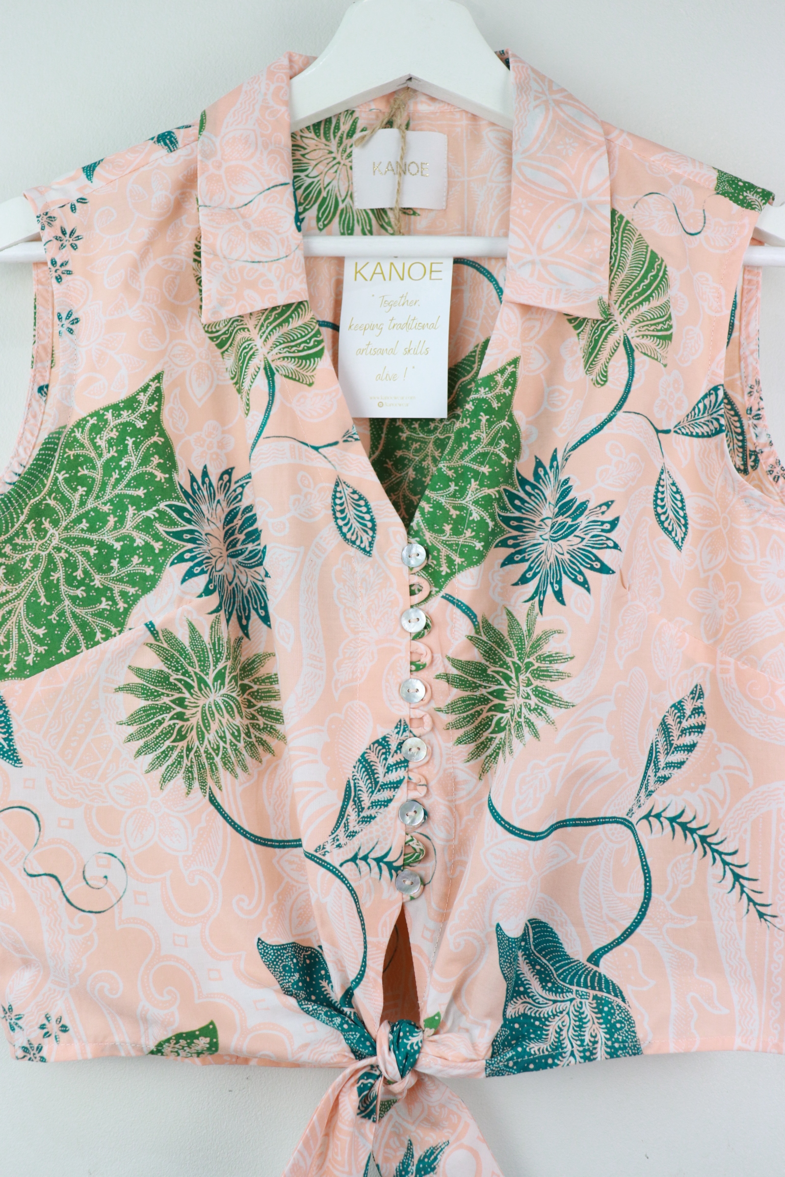 KANOE Classic Vintage Top - Growth [Handstamped Batik]