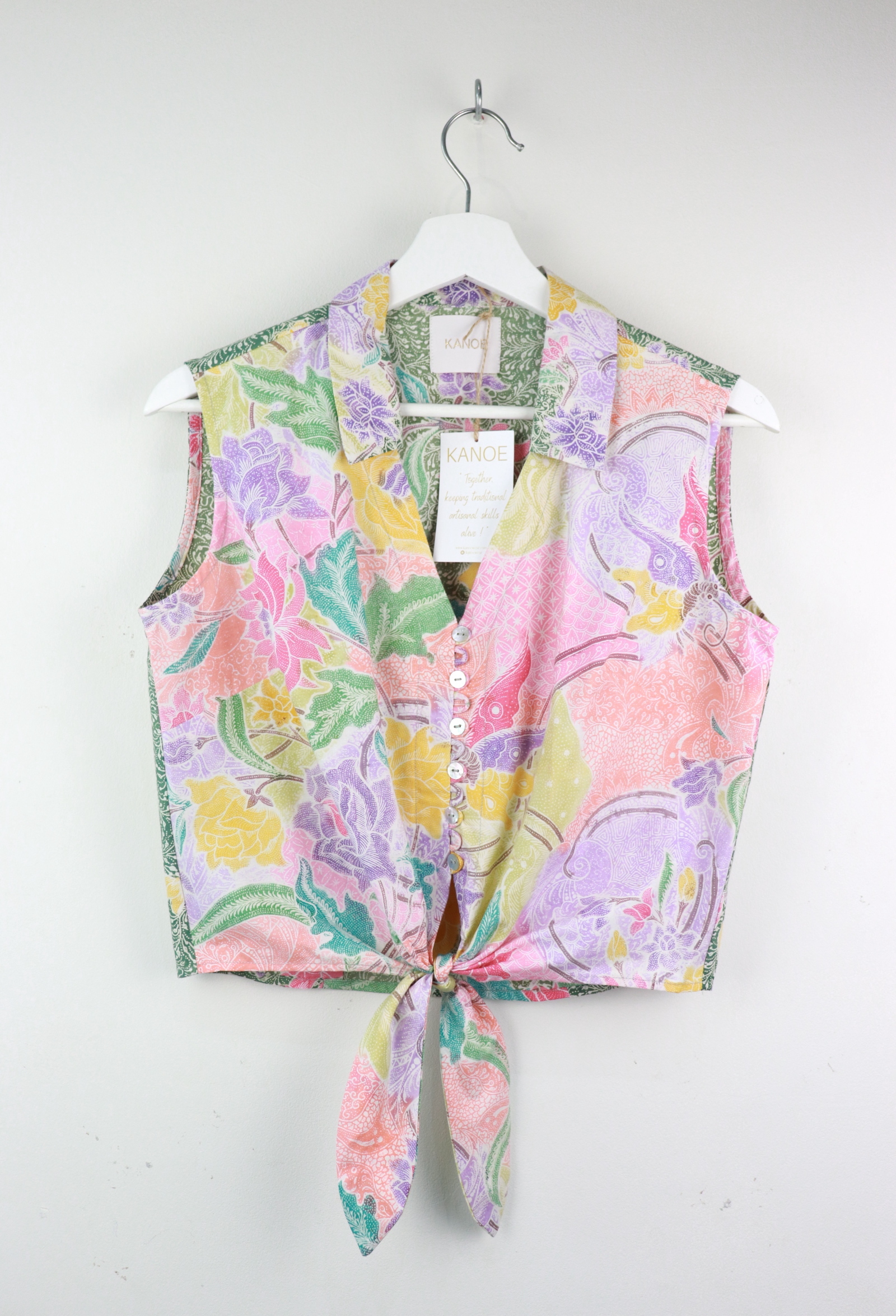 KANOE Classic Vintage Top - Fragrance [Handstamped Batik]