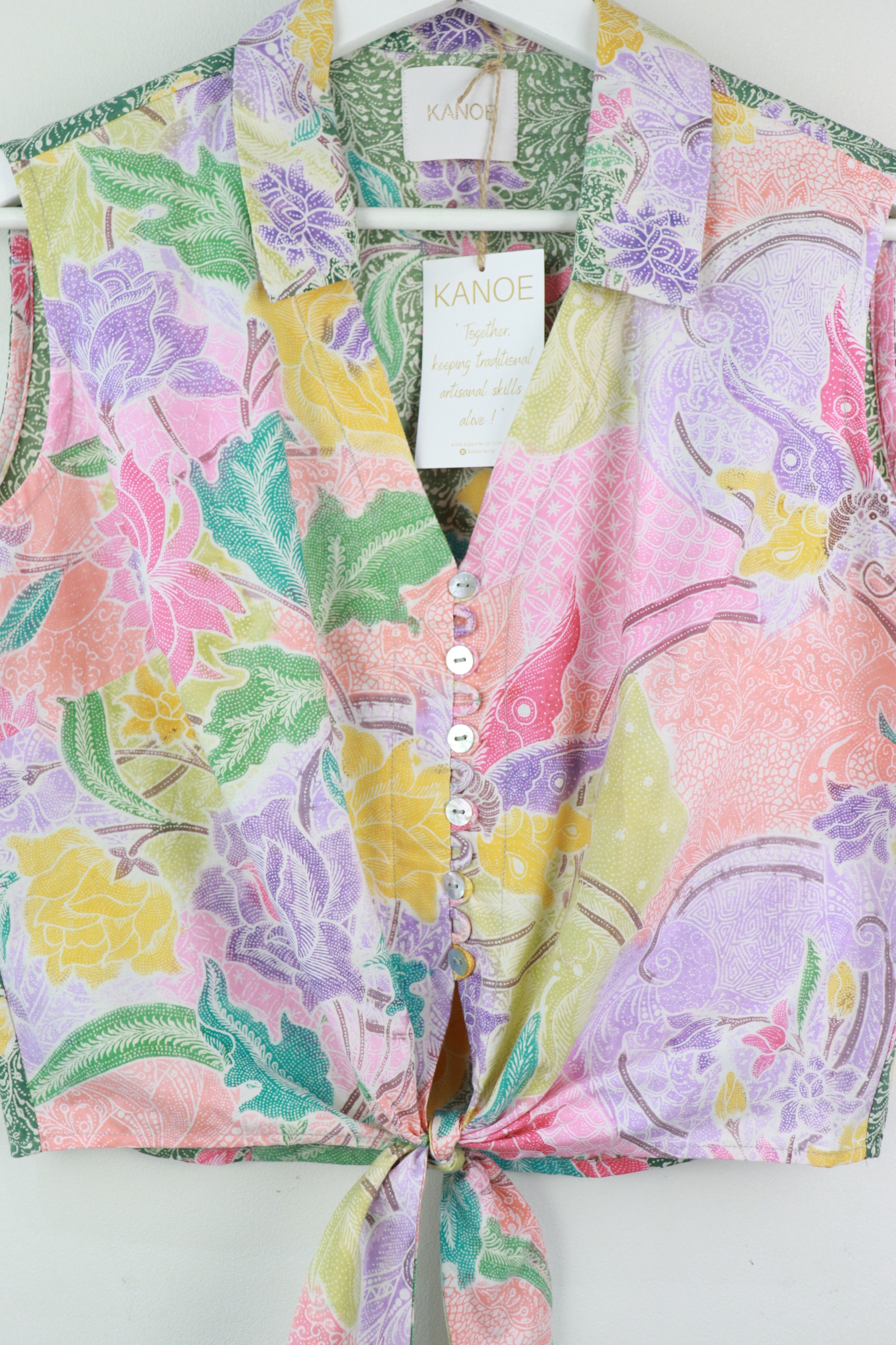 KANOE Classic Vintage Top - Fragrance [Handstamped Batik]