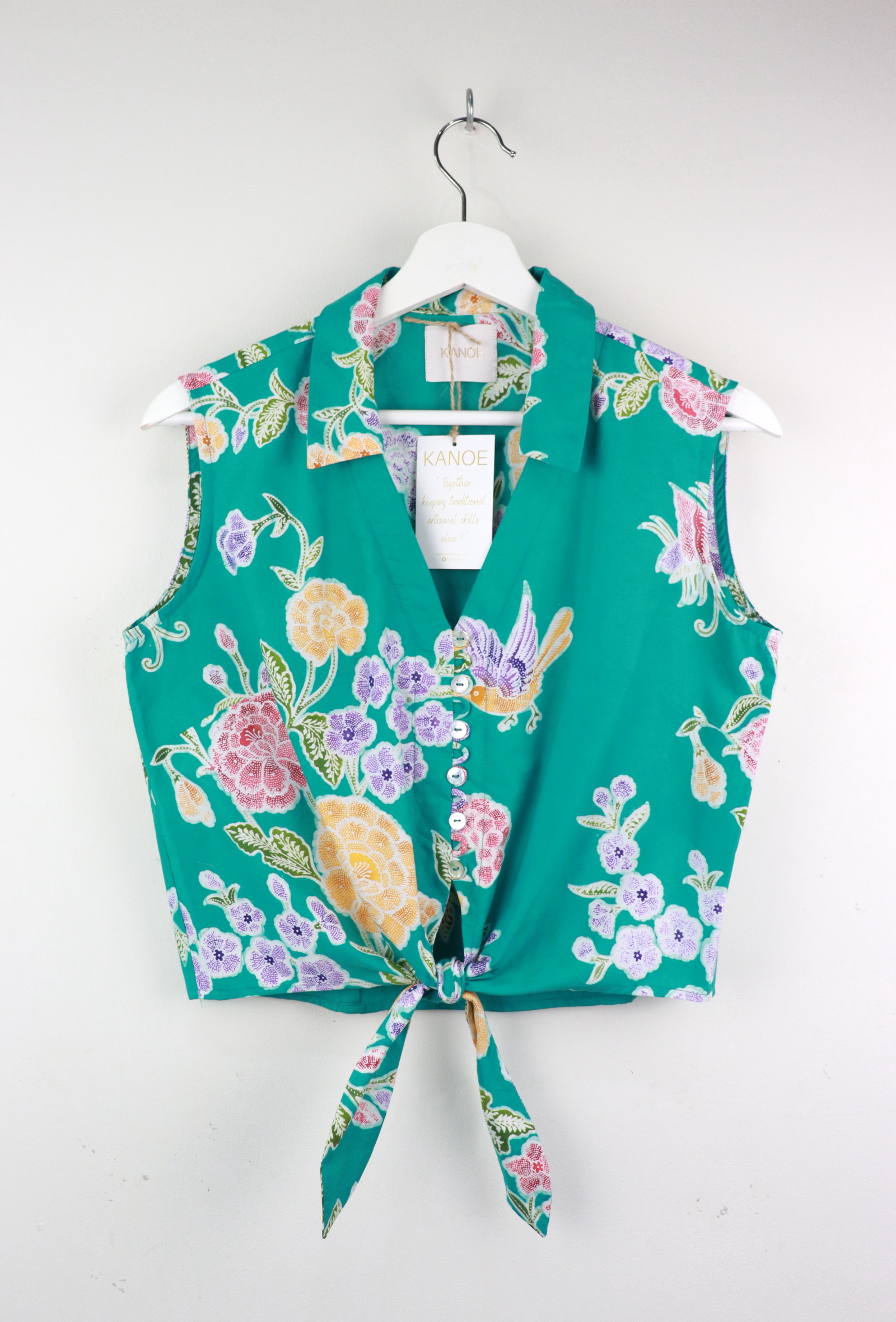 KANOE Classic Vintage Top - Clarity [Handstamped Batik]