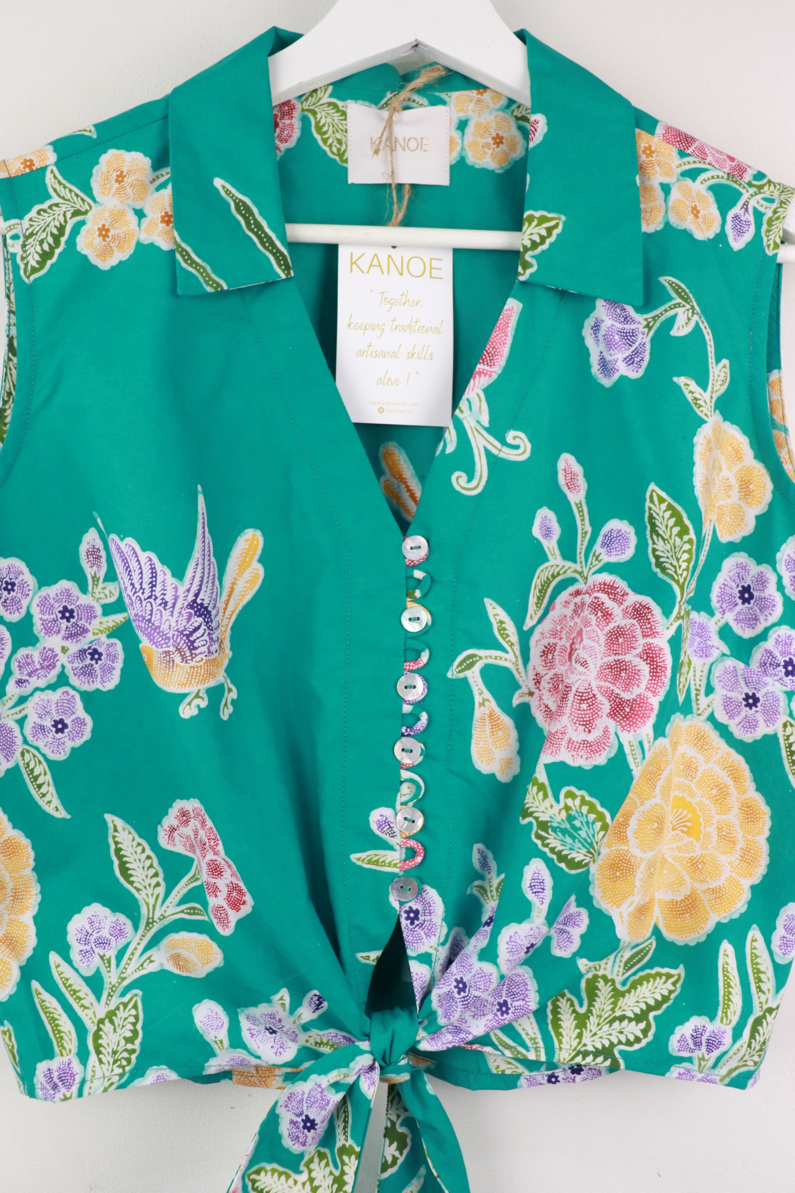 KANOE Classic Vintage Top - Waymaker [Handstamped Batik]