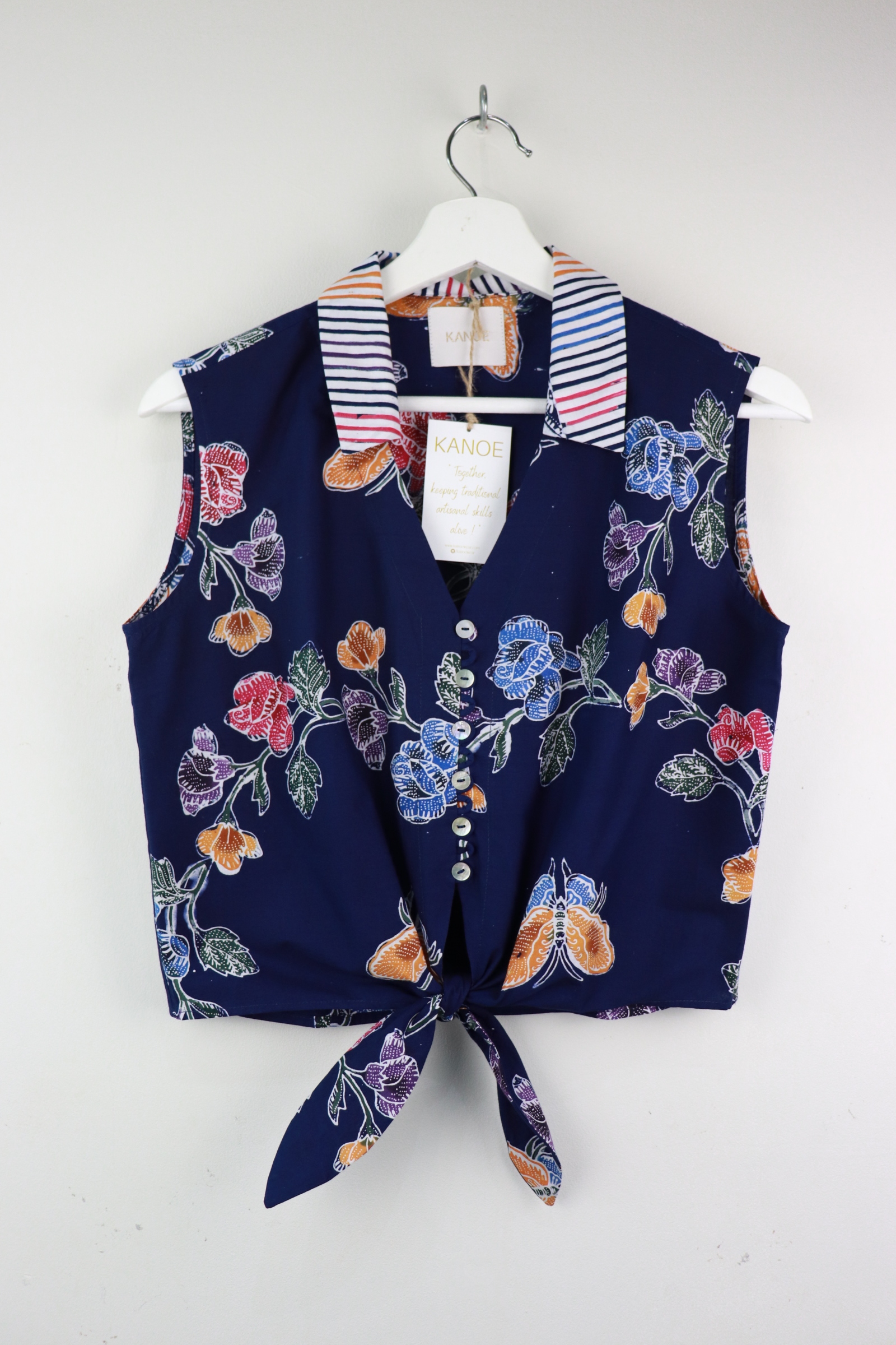 KANOE Classic Vintage Top - Faith [Handstamped Batik]