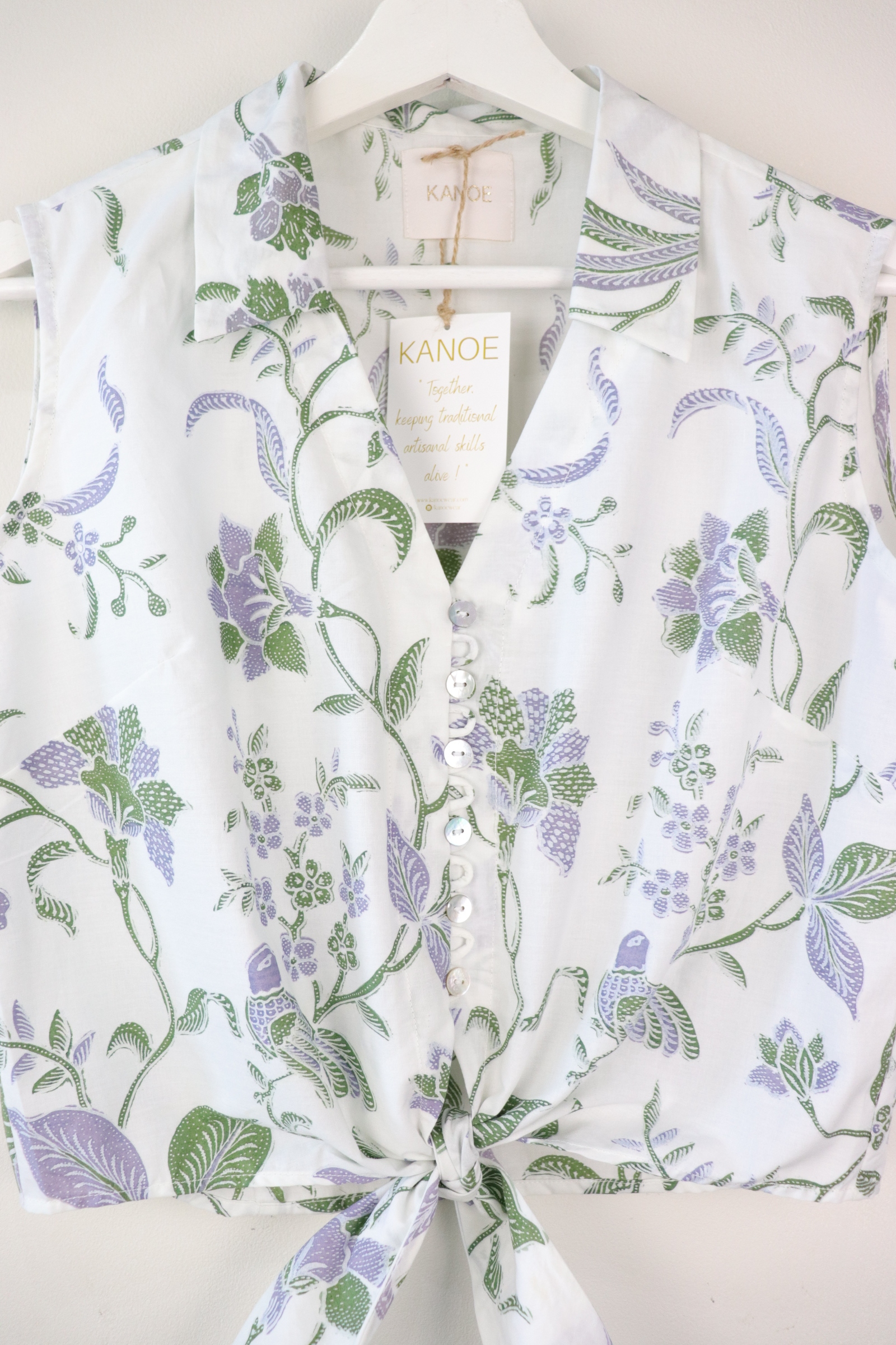 KANOE Classic Vintage Top - Glory [Handstamped Batik]