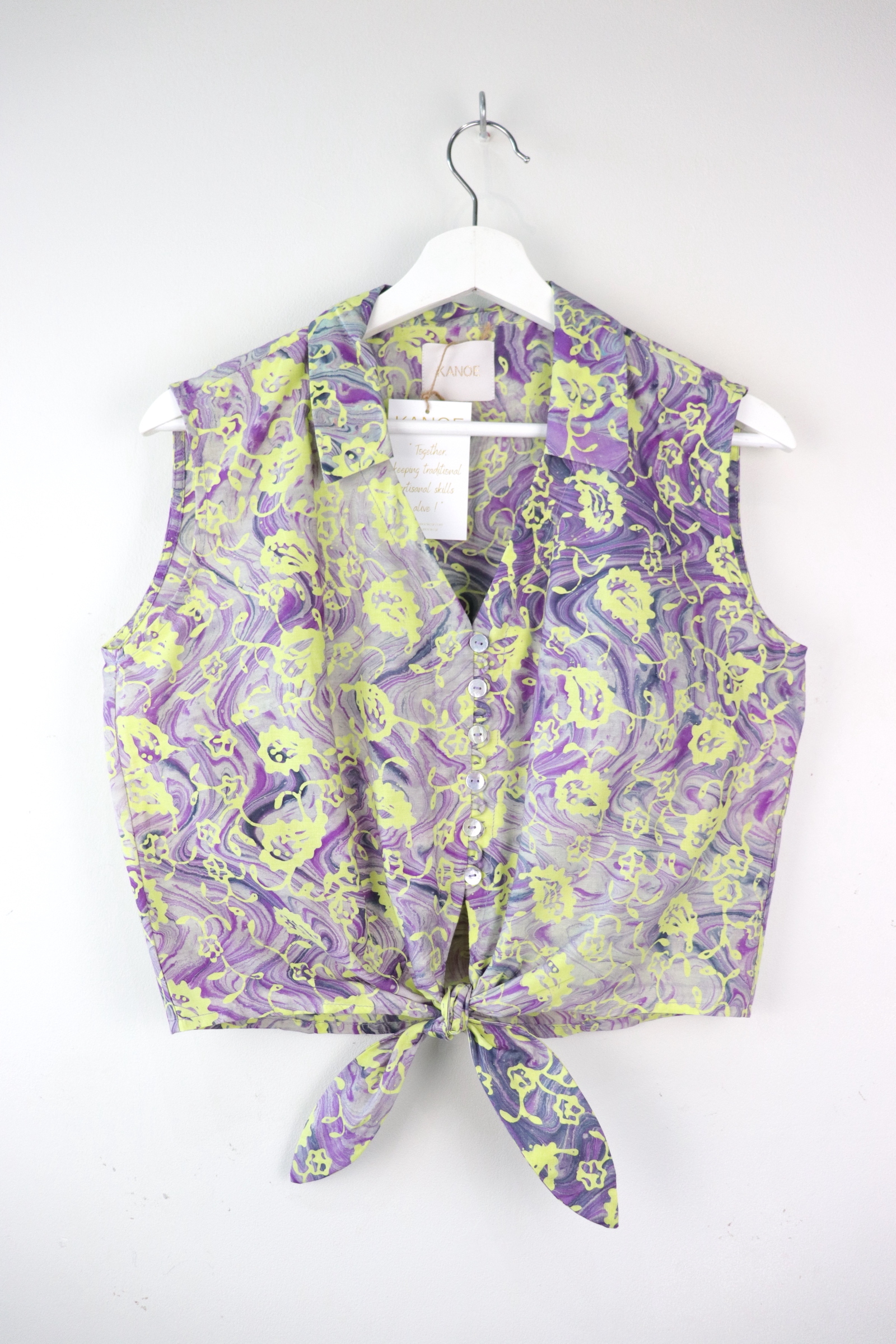 KANOE Classic Vintage Top - Unique ( MY Handstamped Batik )