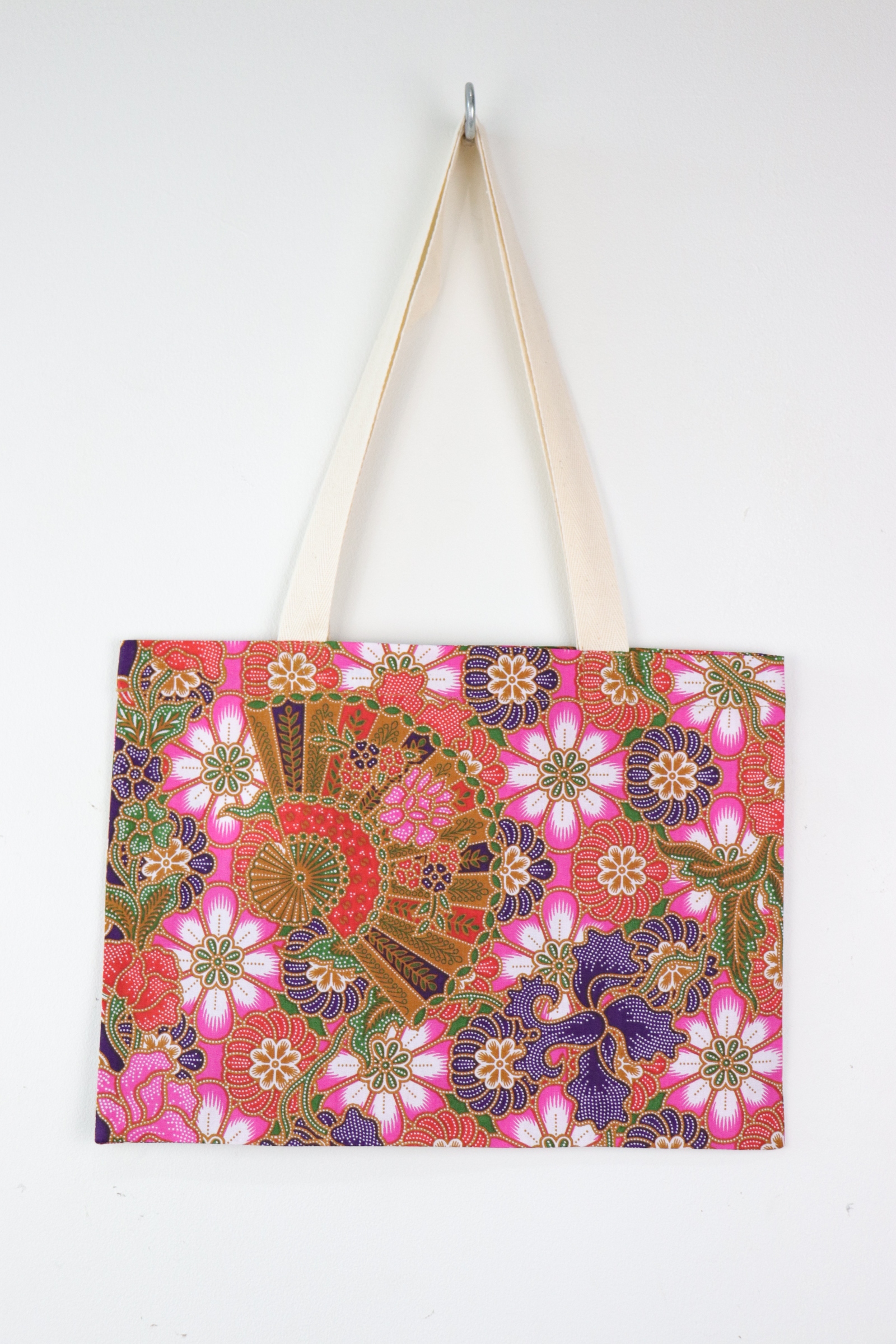 Mini Batik Totebag - Sakura Bliss