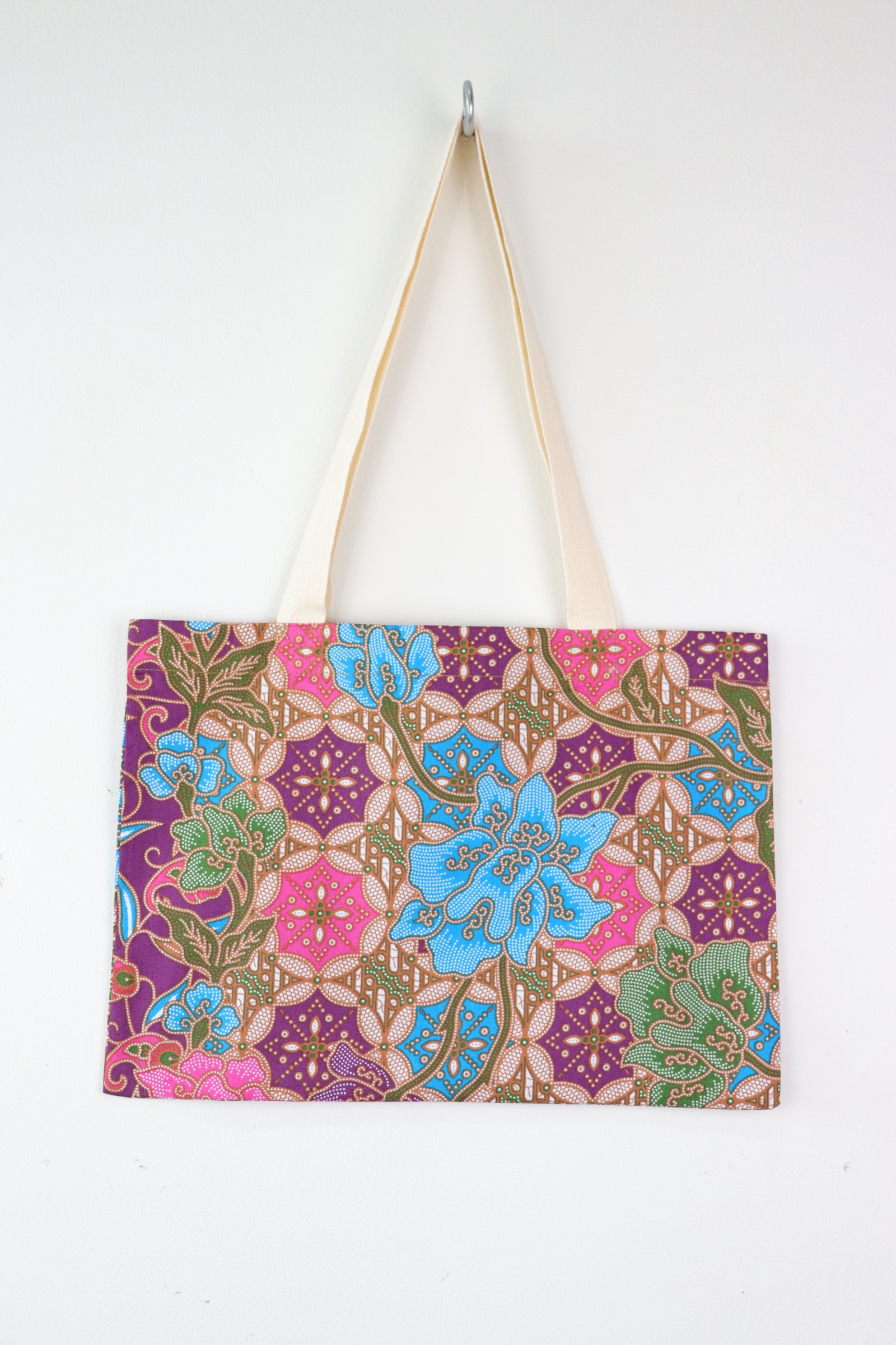 Mini Batik Totebag - Rosy Azure