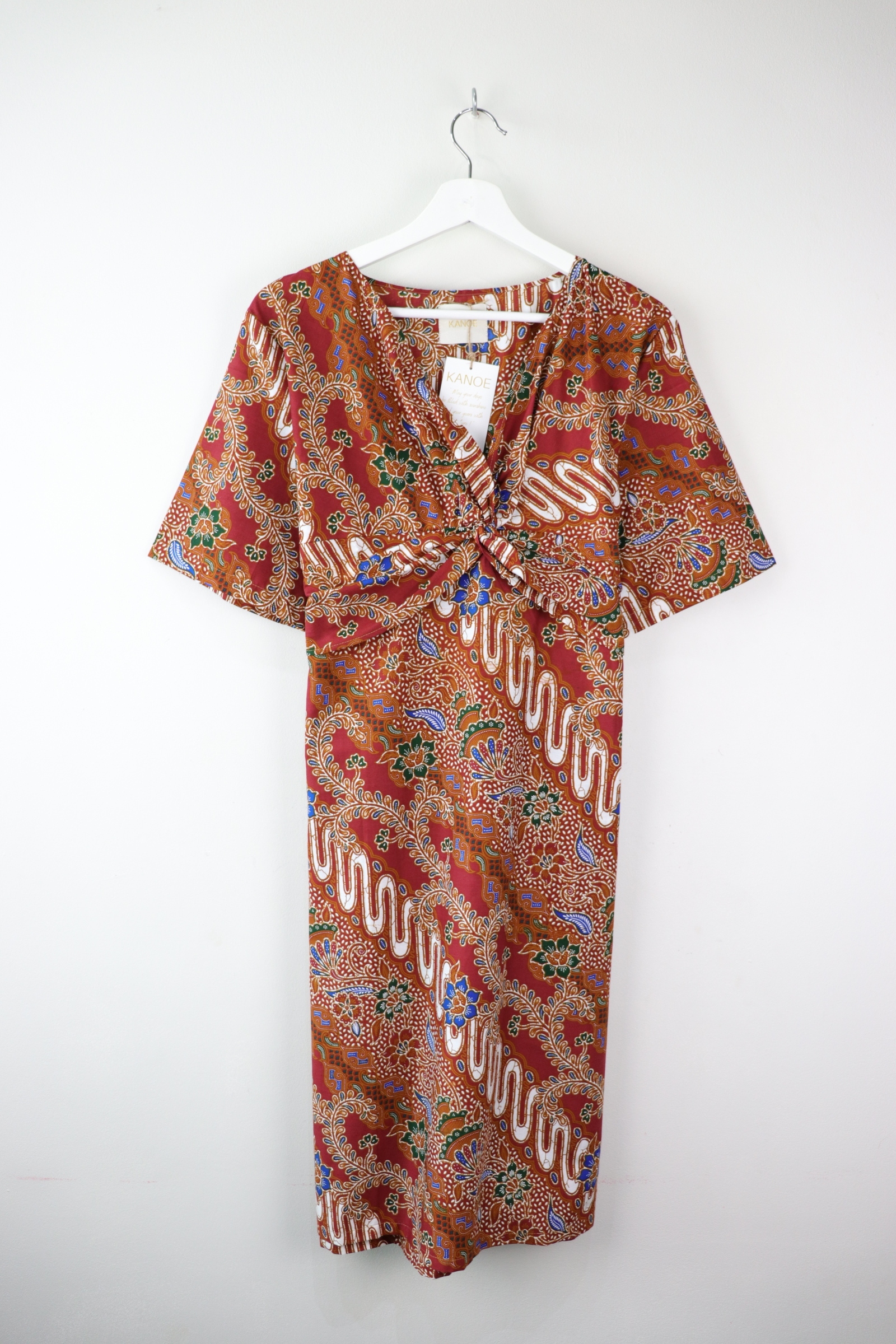 Twisted Front Dress - Rustic Charm
