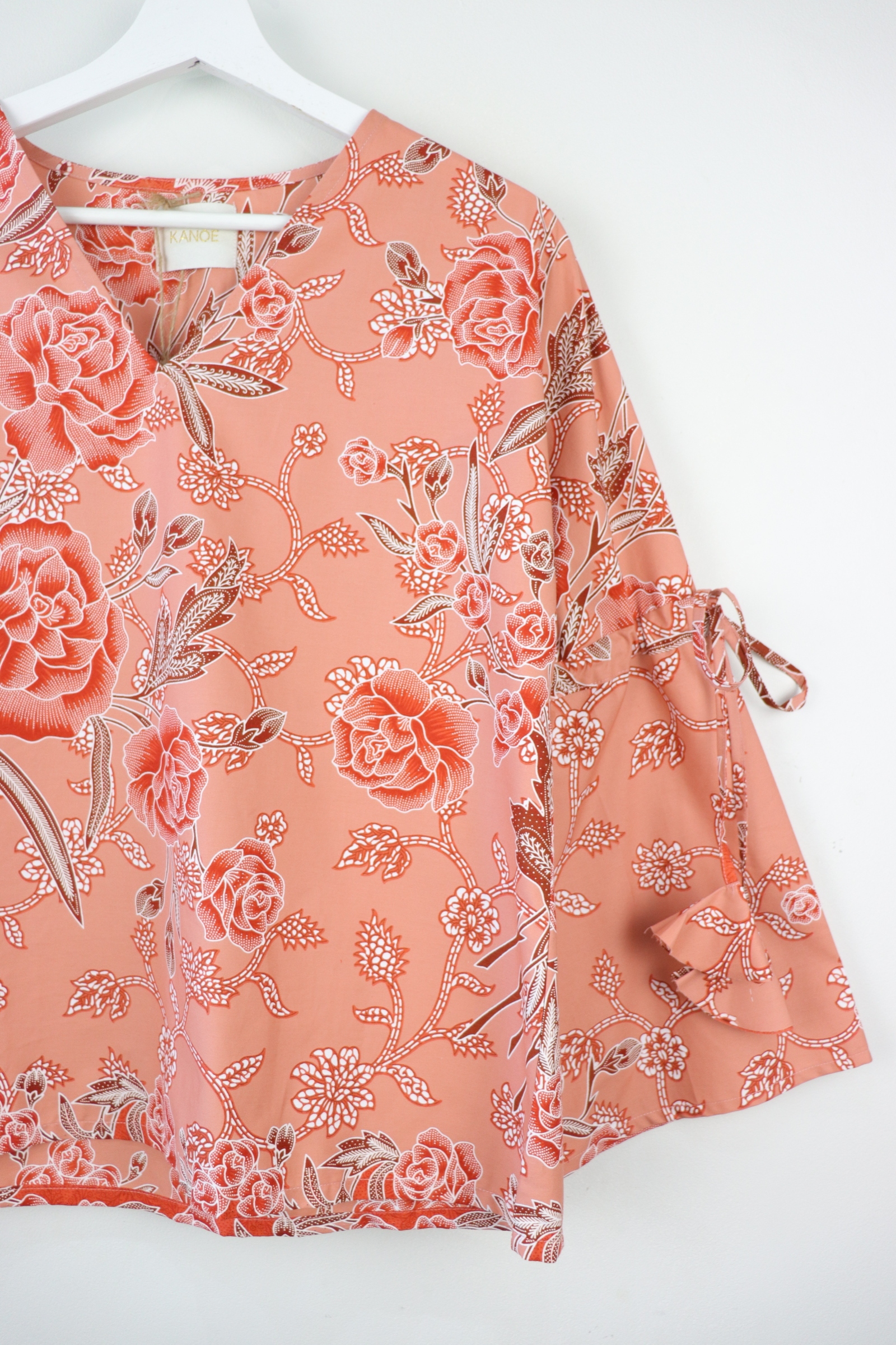 Klassik Batik Top - Bright Peach