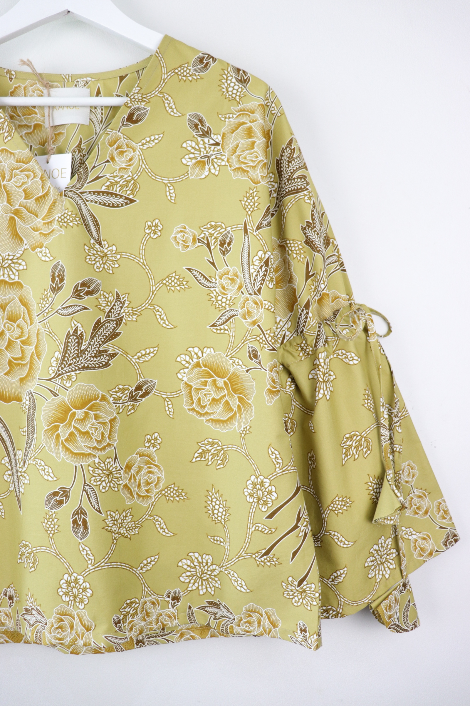 Klassik Batik Top - Olive oil