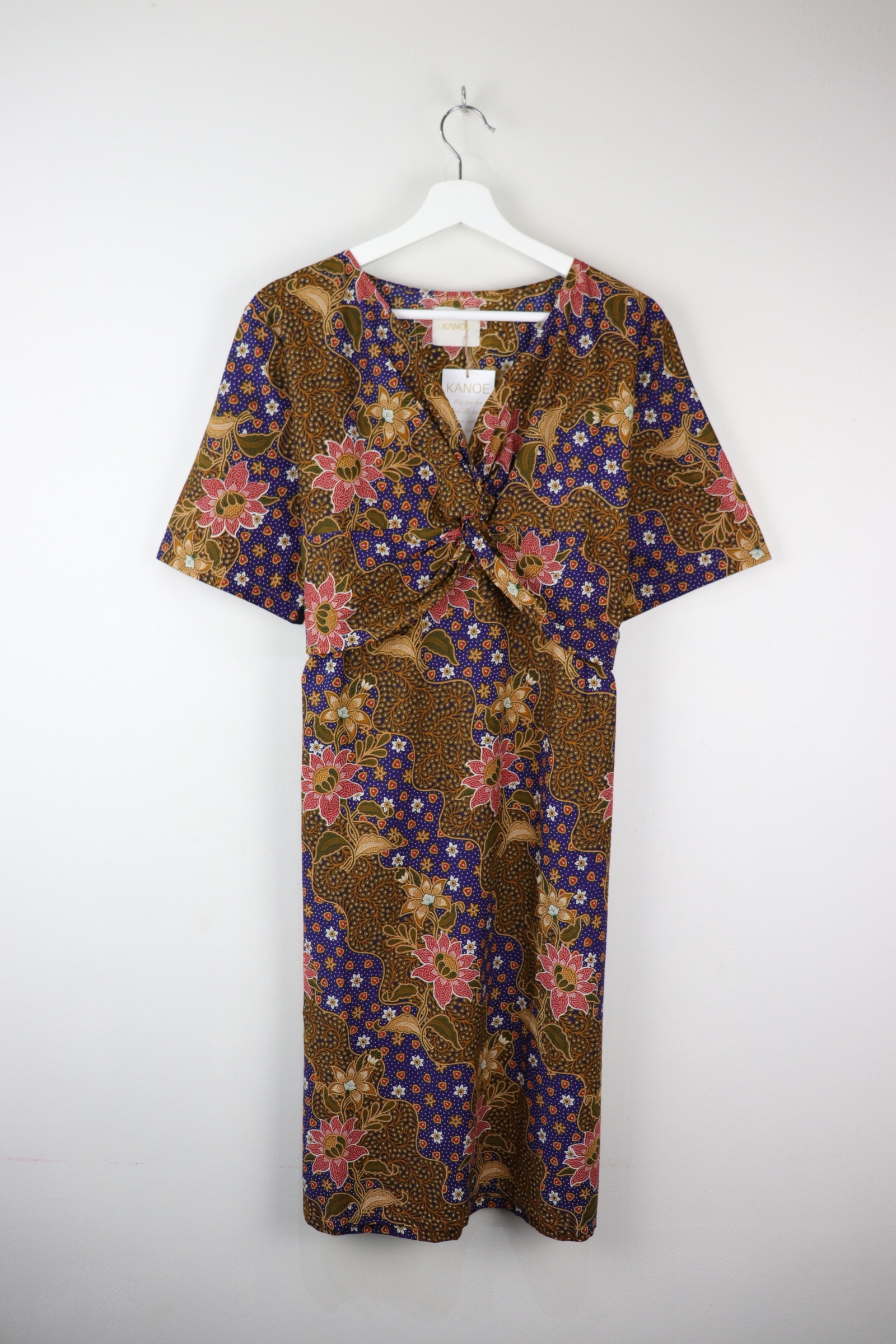 Twisted Front Dress - Mellow Frost