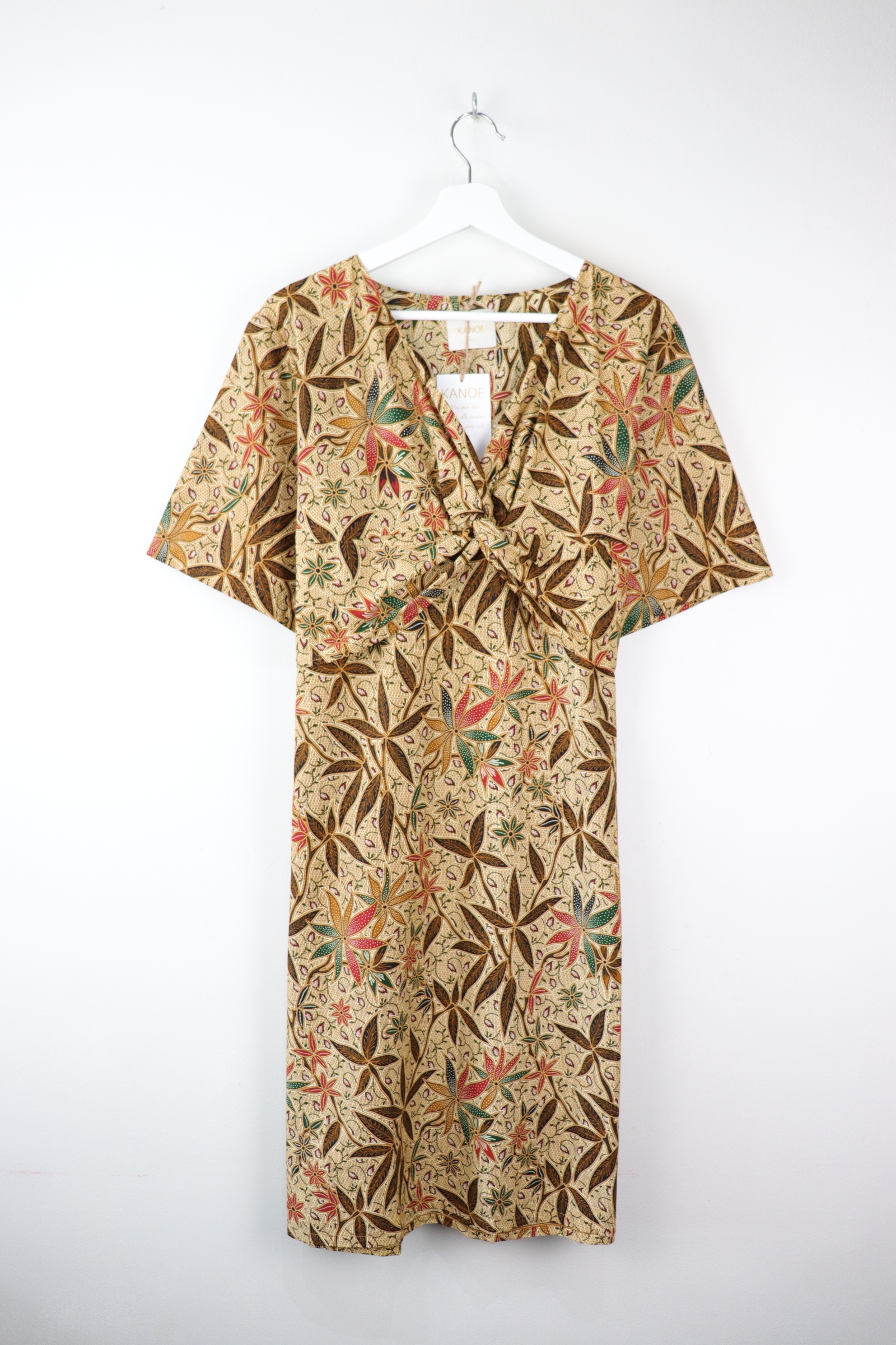 Twisted Front Dress - Cozy Warmth