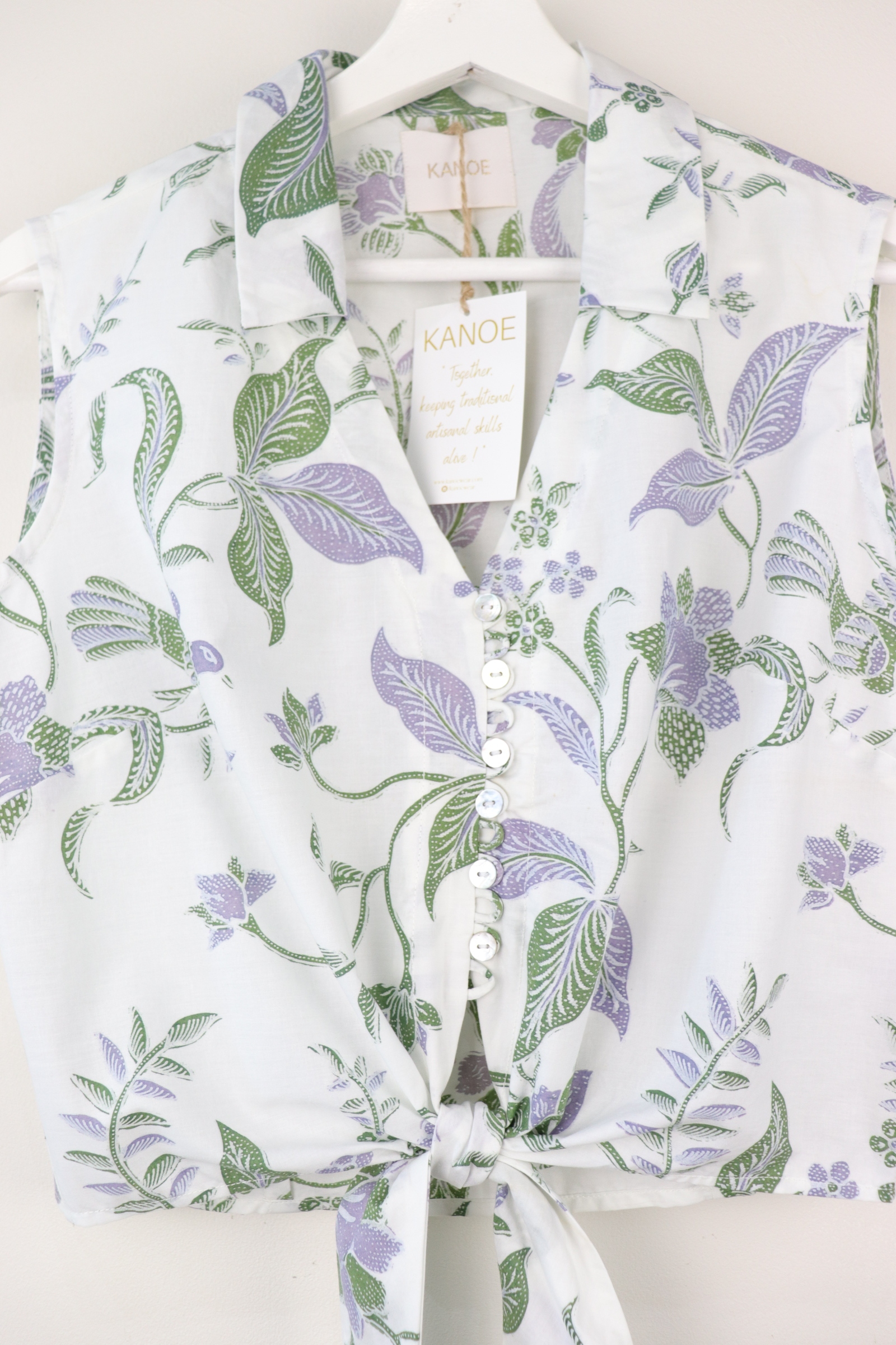 KANOE Classic Vintage Top - Amazing Grace [Handstamped Batik]