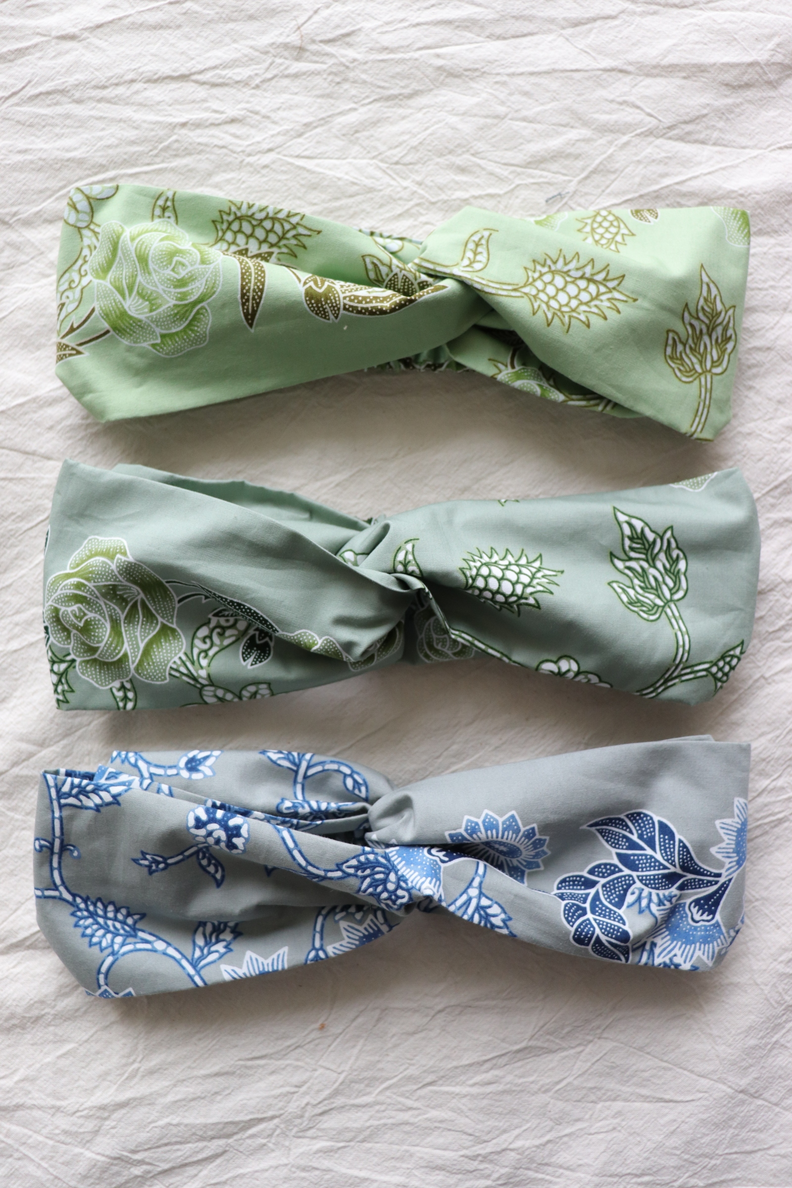 Crossover Batik Headband - Pastel Batik