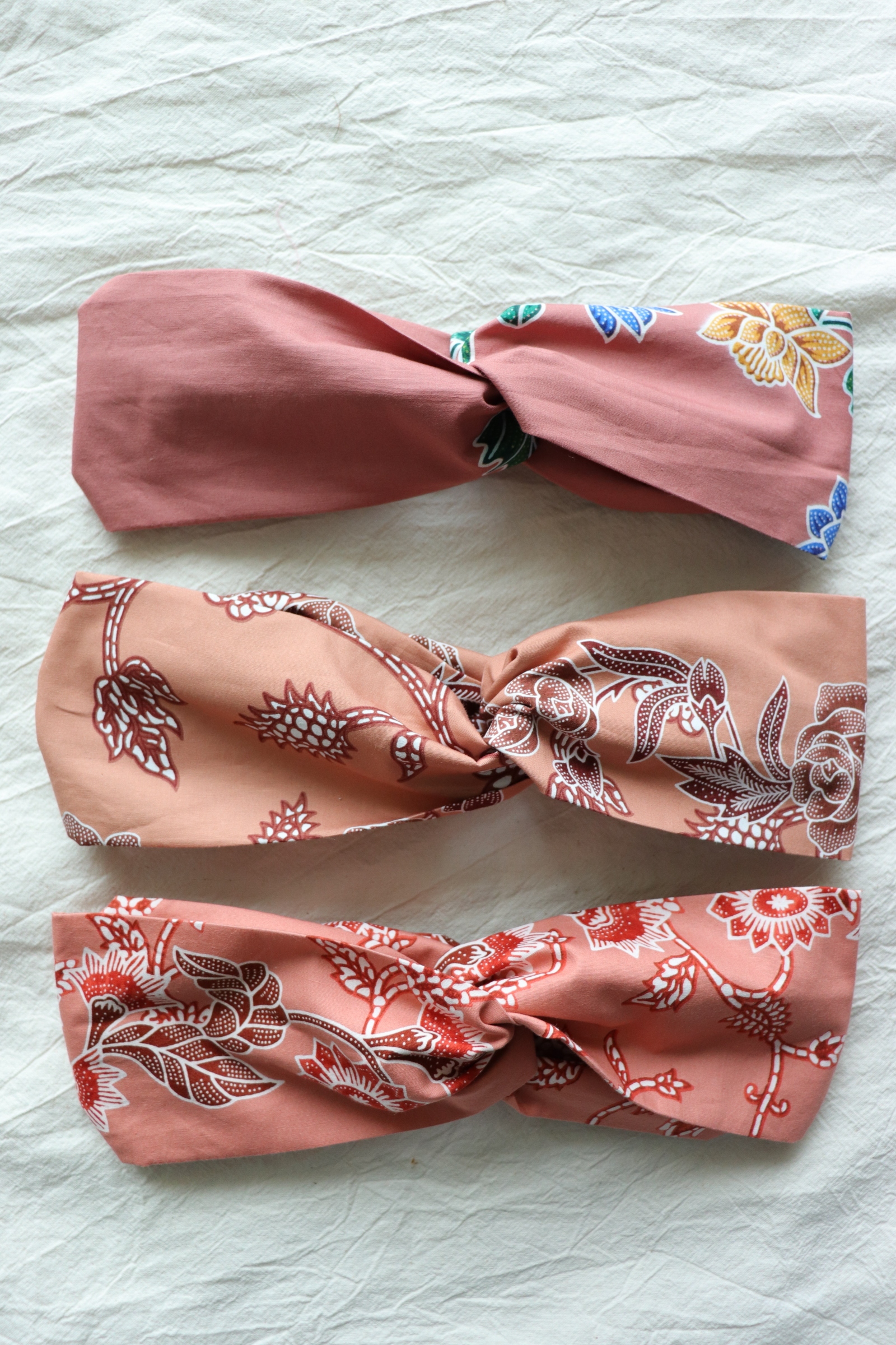 Crossover Batik Headband - Pastel Batik