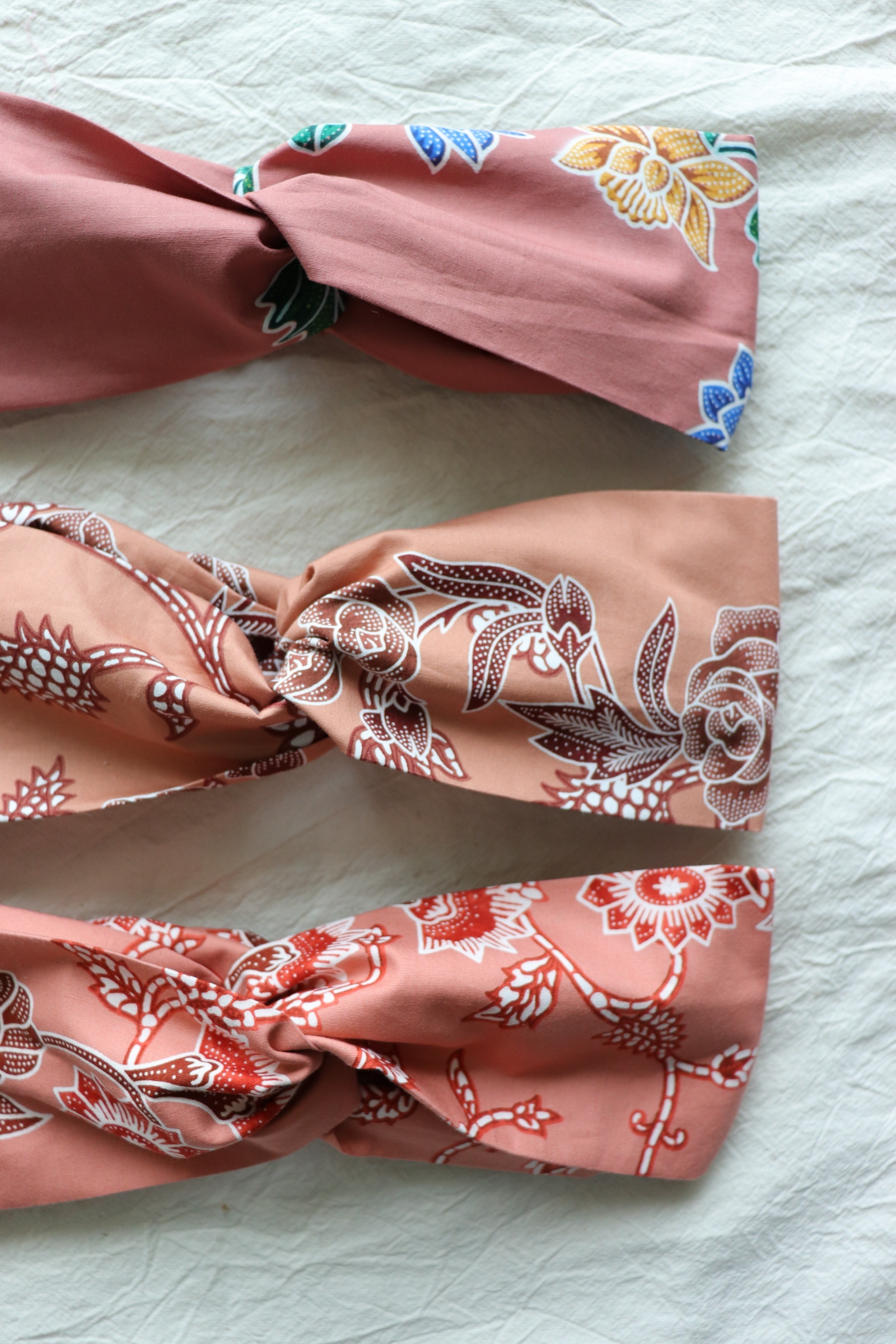 Crossover Batik Headband - Pastel Batik