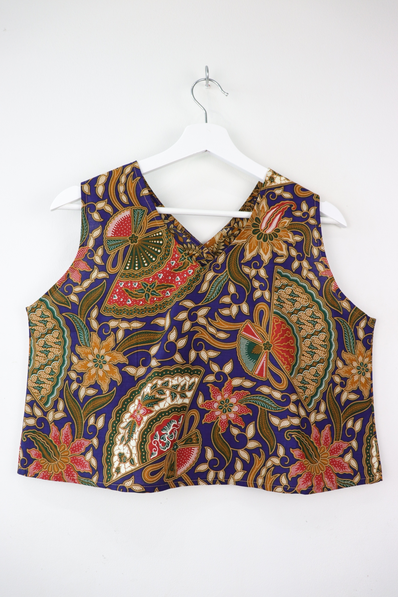 Two-Tone Napkin Batik Top - Kue Lapis (M)