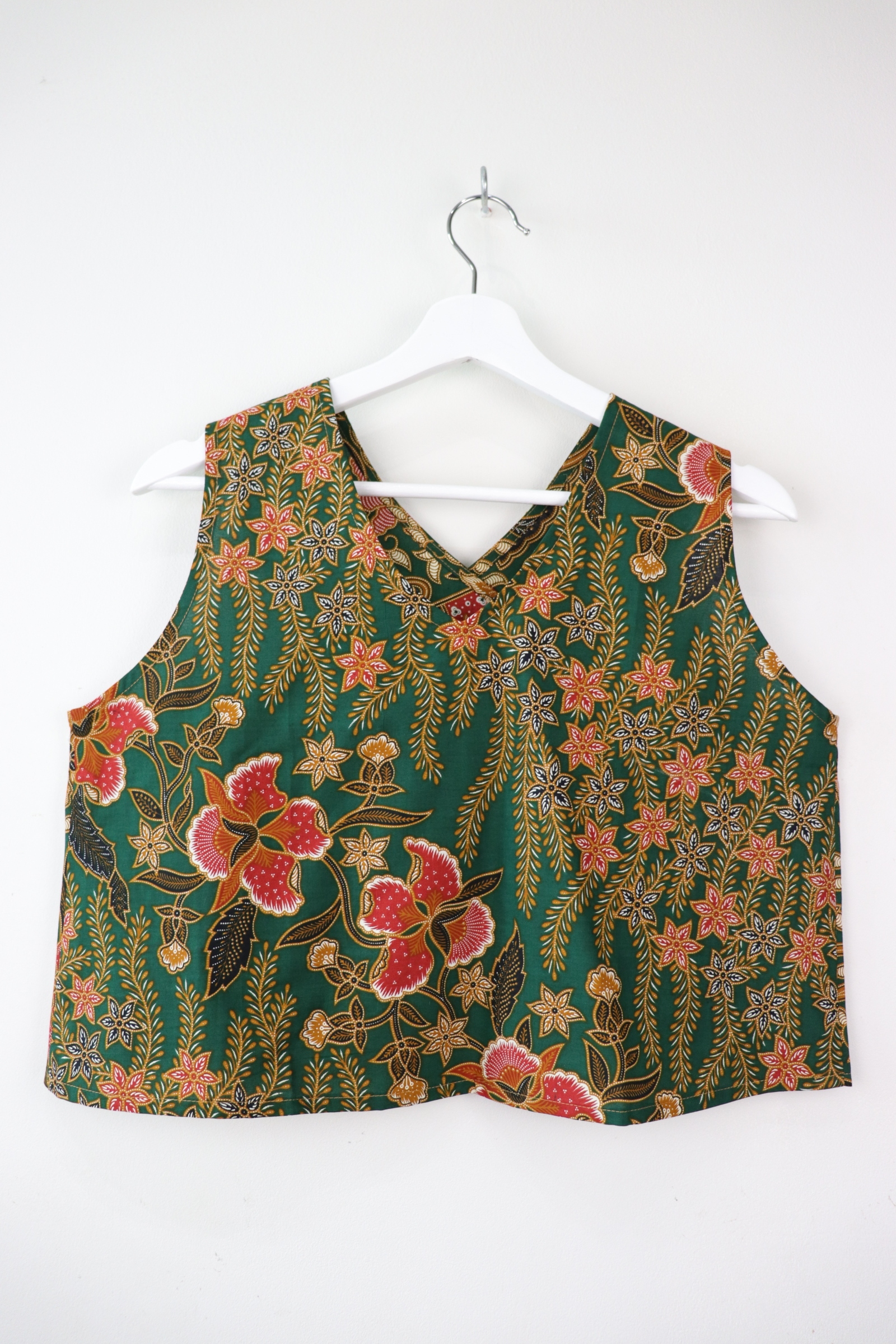 Two-Tone Napkin Batik Top - Kue Pelita (M)