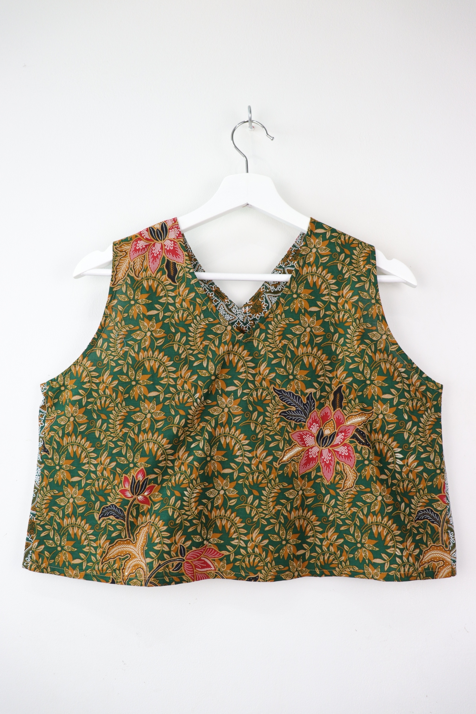Two-Tone Napkin Batik Top - Ondeh-Ondeh (M)