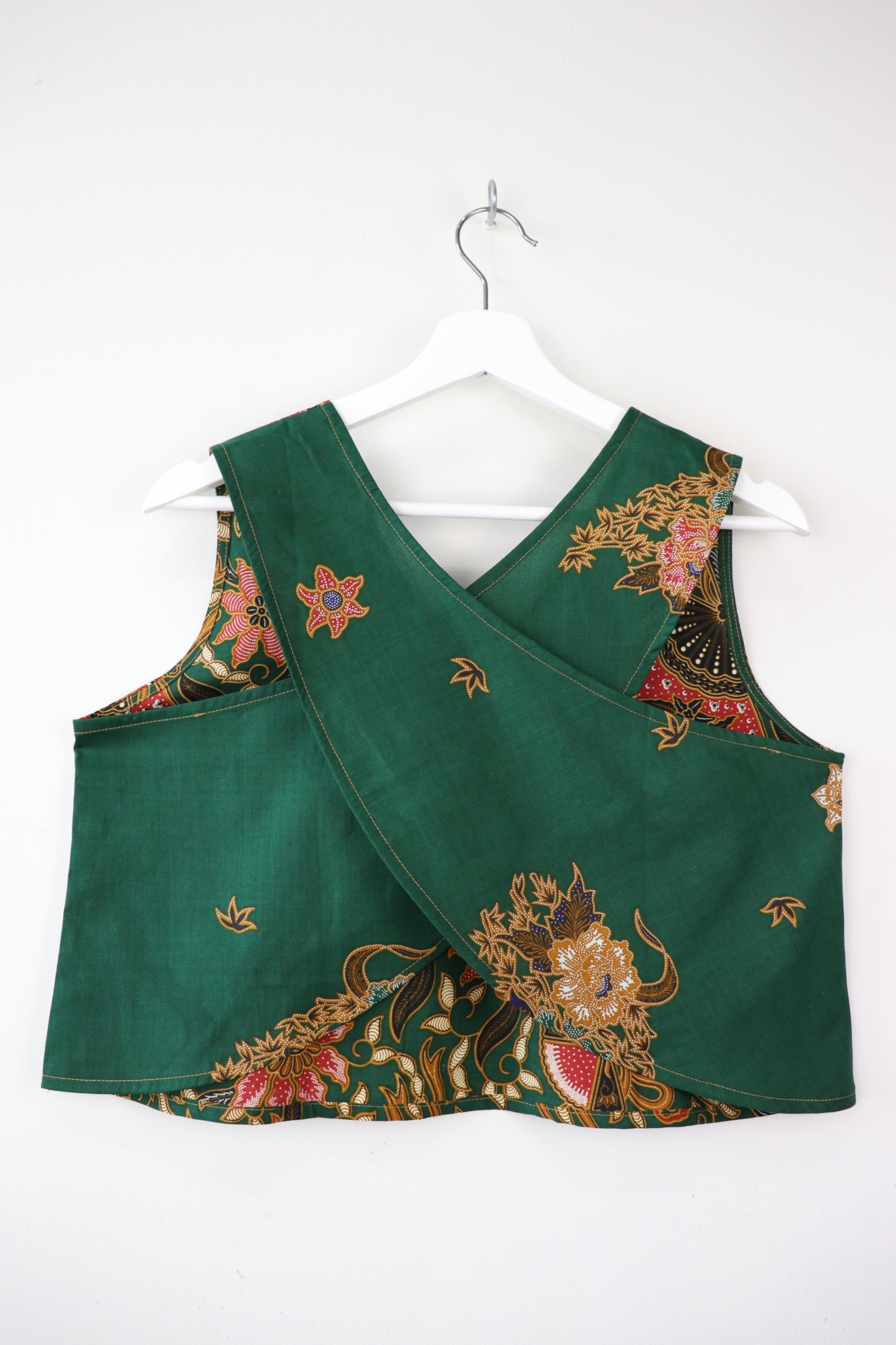 Two-Tone Napkin Batik Top - Puteri Ayu Kueh (M)
