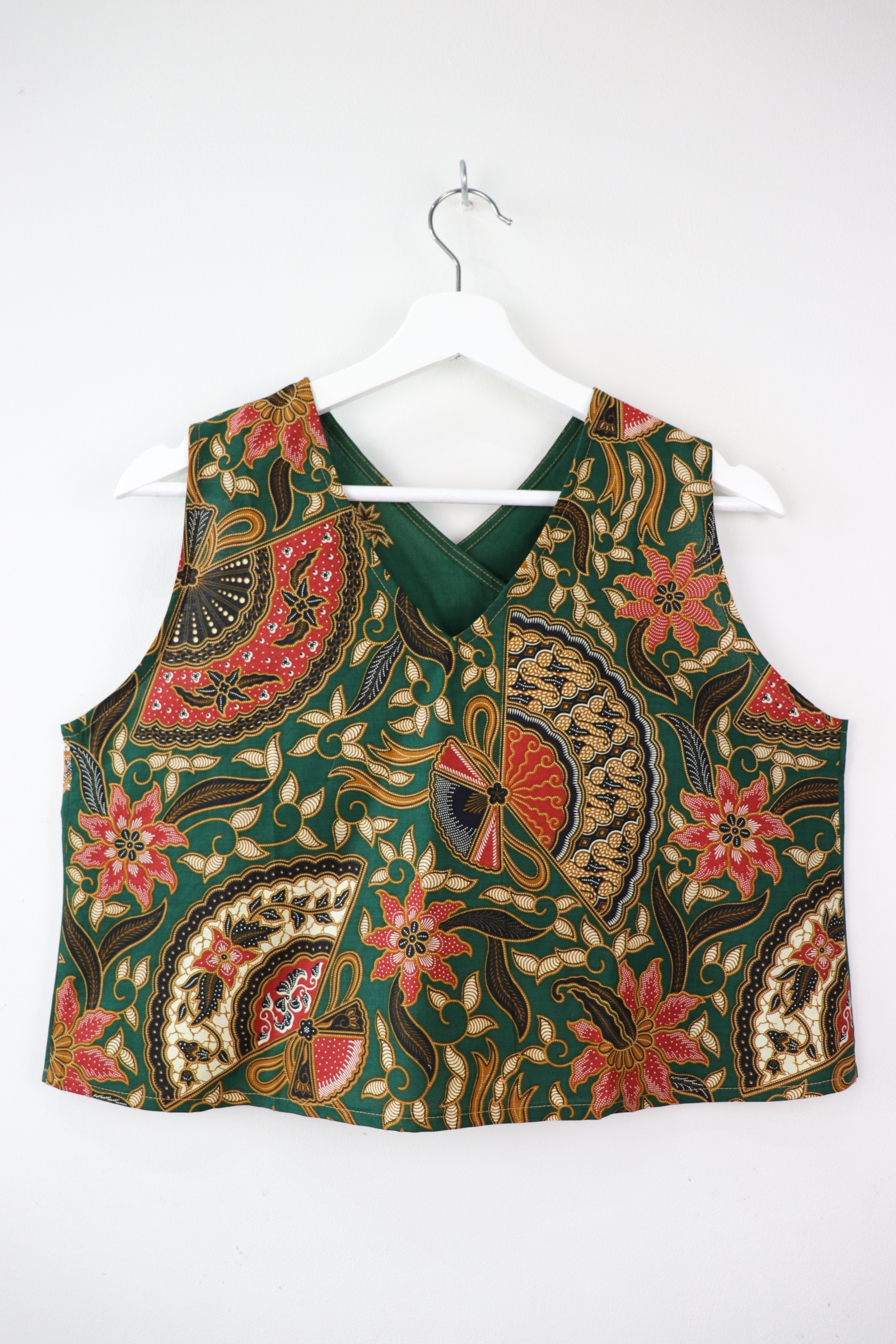Two-Tone Napkin Batik Top - Puteri Ayu Kueh (M)