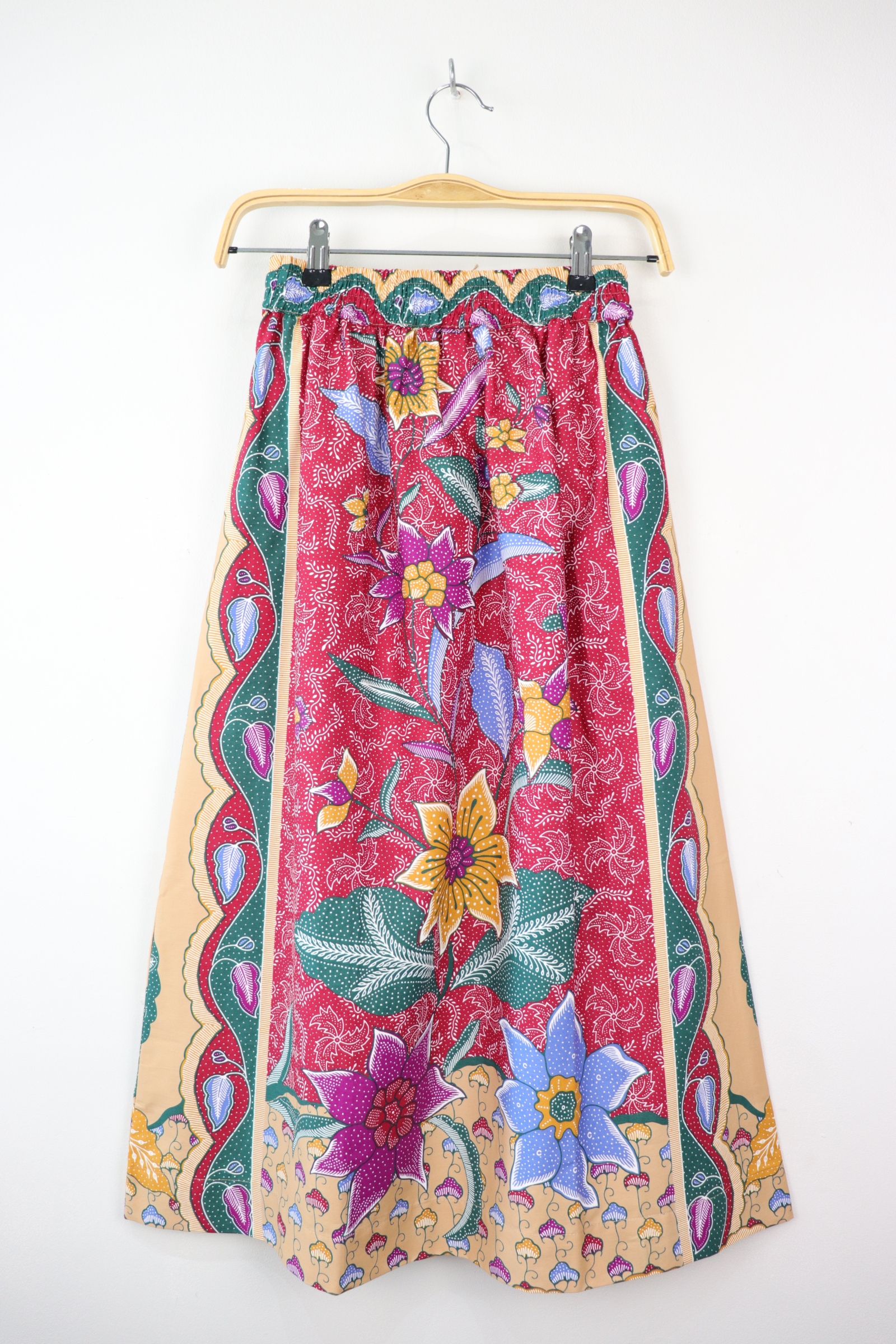 Batik Maxi Skirt - Macaron Heaven (S)